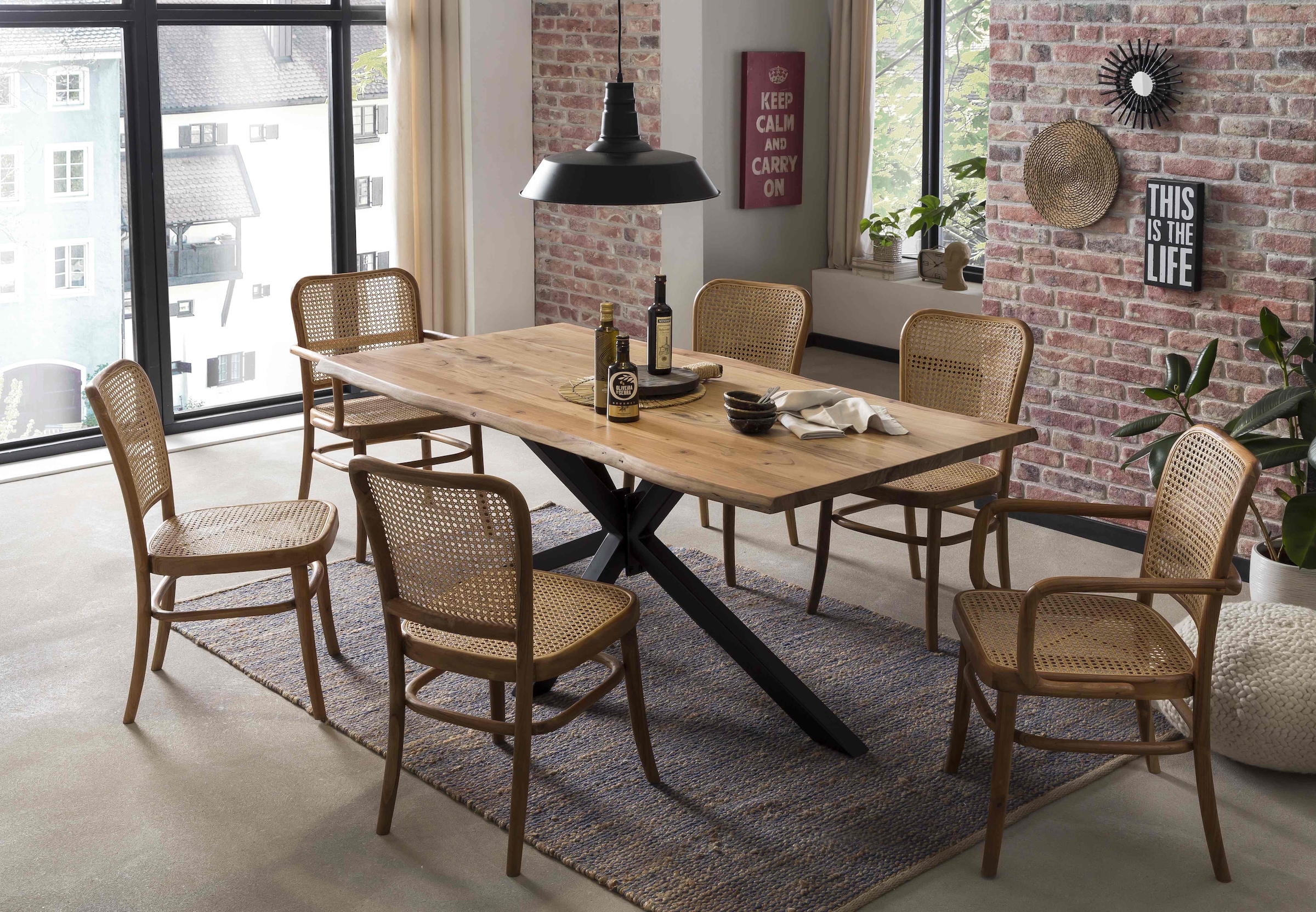 SIT Tischbein 1 Stk. tlg. sternförmig