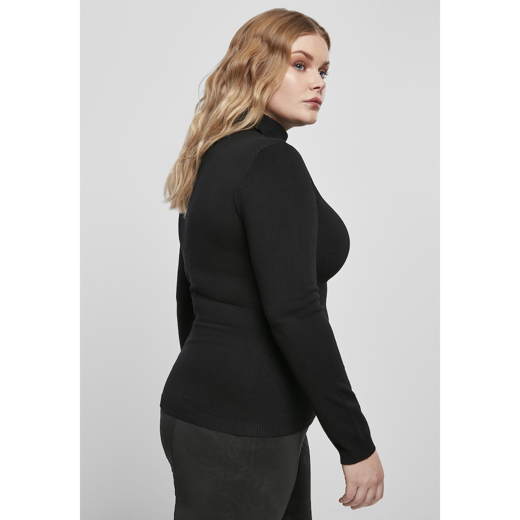 URBAN CLASSICS Sweater »Frauen Ladies Basic Turtleneck Sweater« (1 tlg.) IN8880
