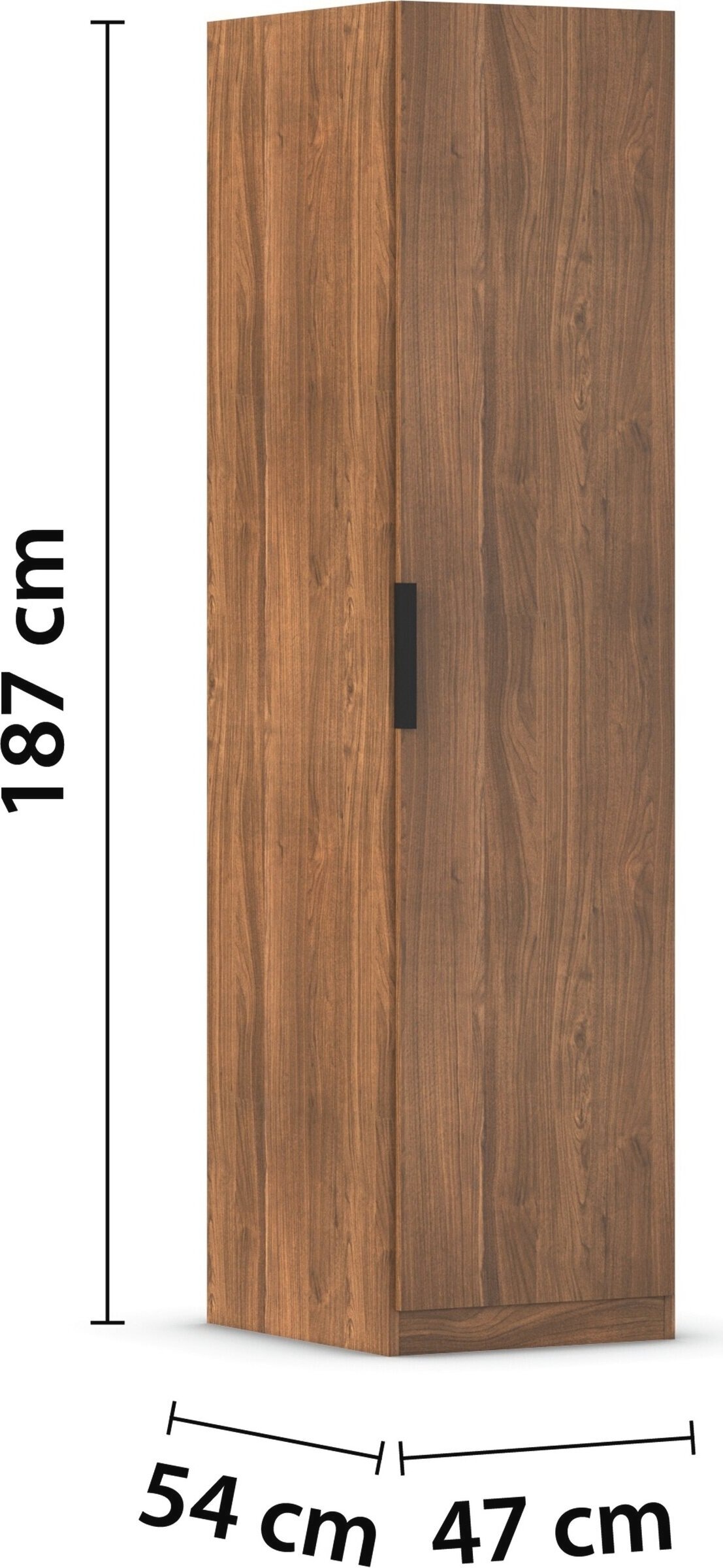 OTTO home Kleiderschrank »Schrank Möbel Schlafzimmer Garderobe Kinderzimmer WELTNEUHEIT NYLLA« PATENTIERTES SCHNELLMONTAGESYSTEM schwarzer Griff MADE IN GERMANY