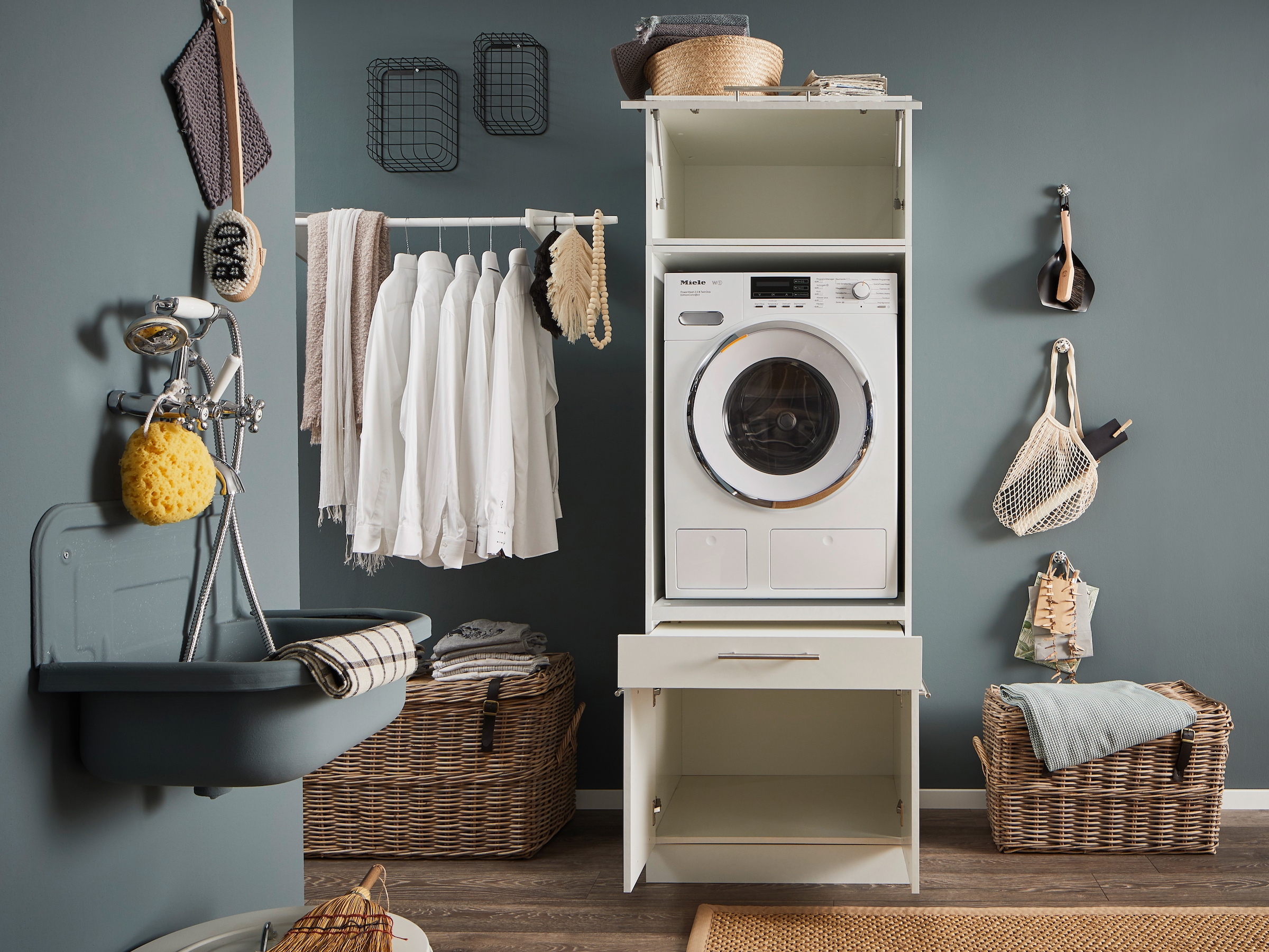 Laundreezy Mehrzweckschrank-Set »LAUNDREEZY LDSK1«, Breite 67,5 cm