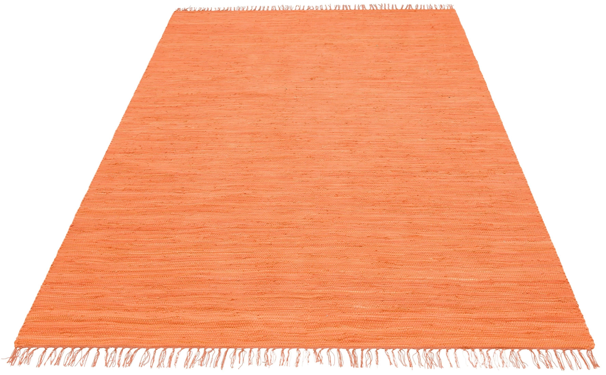 OTTO home Teppich "Paul" rechteckig 5 mm Höhe Wendeteppich, Uni, handgewebt günstig online kaufen