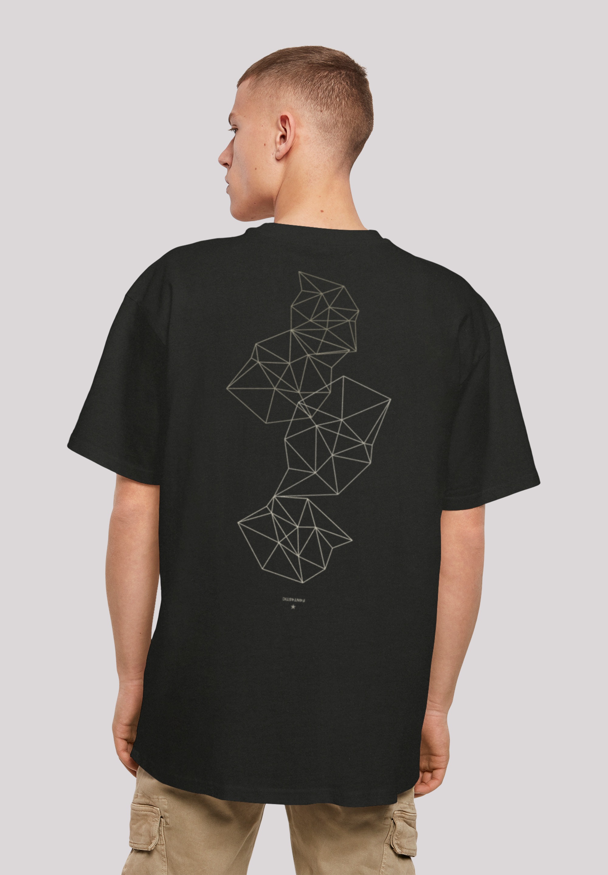 F4NT4STIC T-Shirt "Geometric Abstract", Print