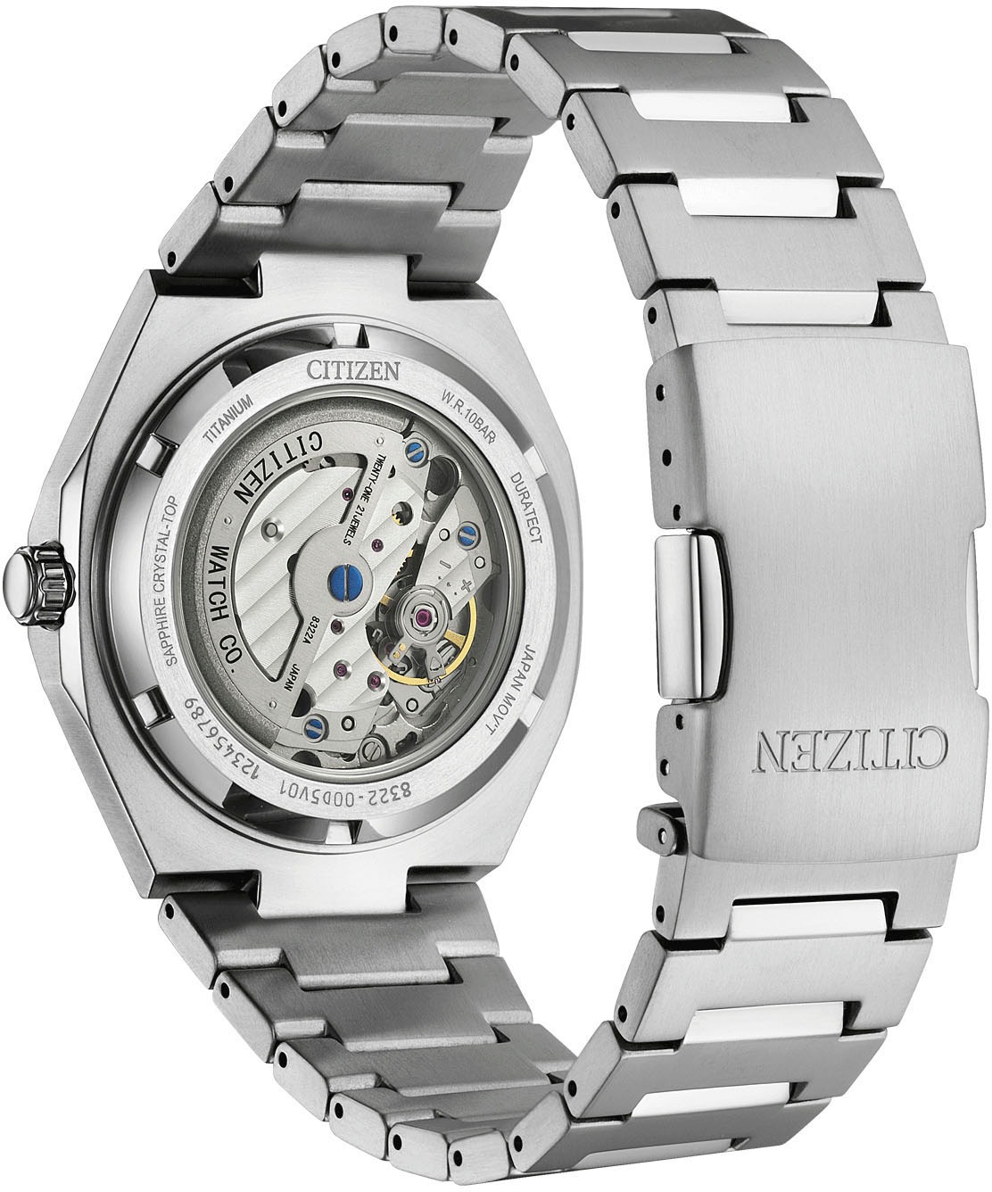 Citizen Automatikuhr, Armbanduhr, Herrenuhr, Mechanische Uhr, analog, dezentrale Sekunde