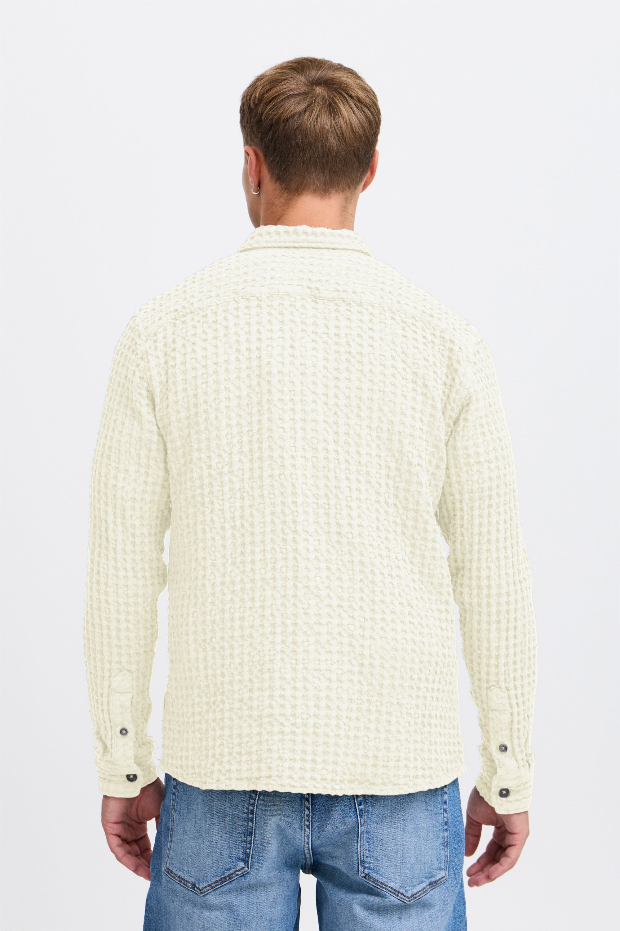 !solid Langarmhemd SOLID "Langarmhemd SDNelix", Herren, Gr. S, N-Gr, beige (pristine), Obermaterial: 100% Baumwolle CO., Hemden 3