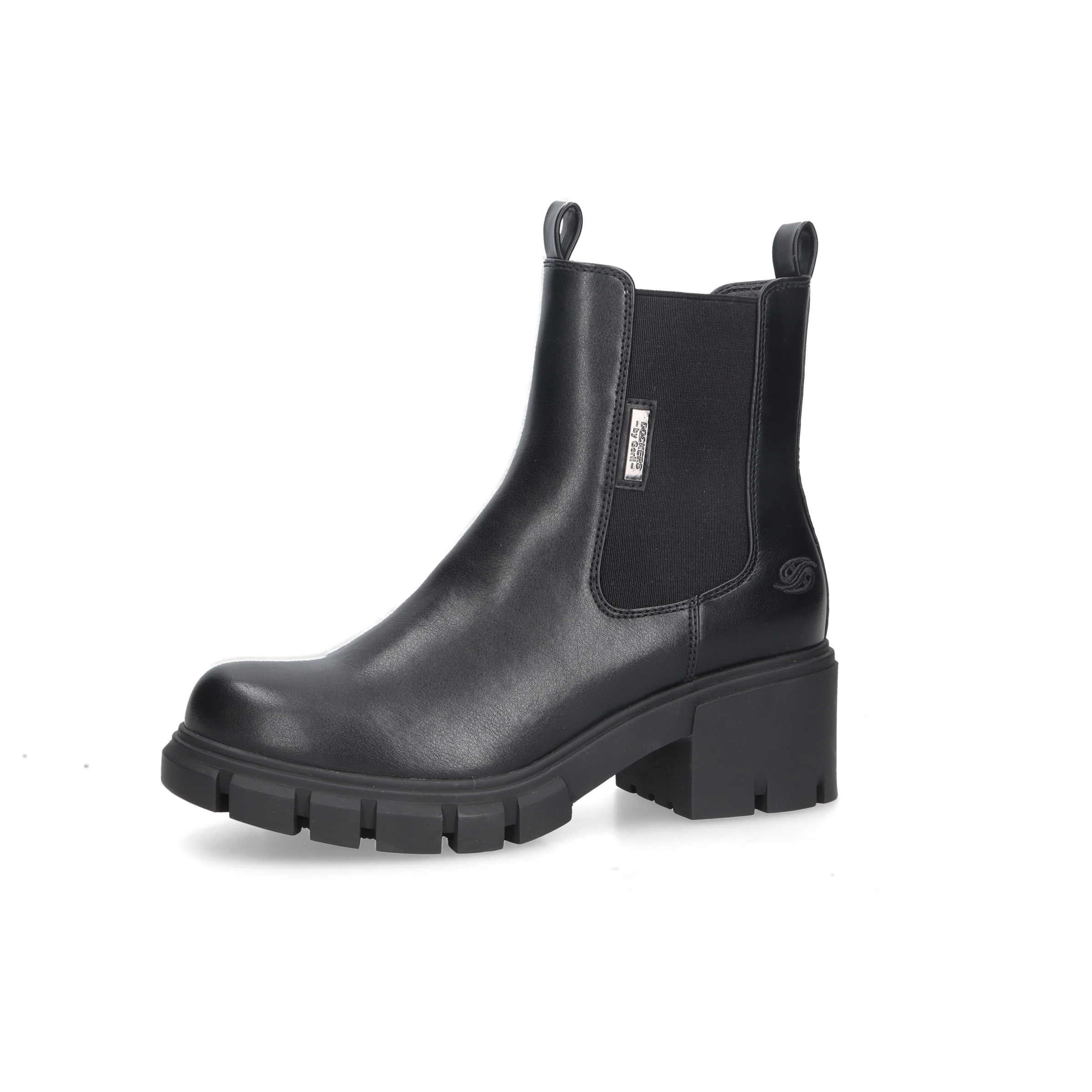 Dockers by Gerli Chelseaboots Stiefelette, Ankleboots mit Blockabsatz und Profilsohle