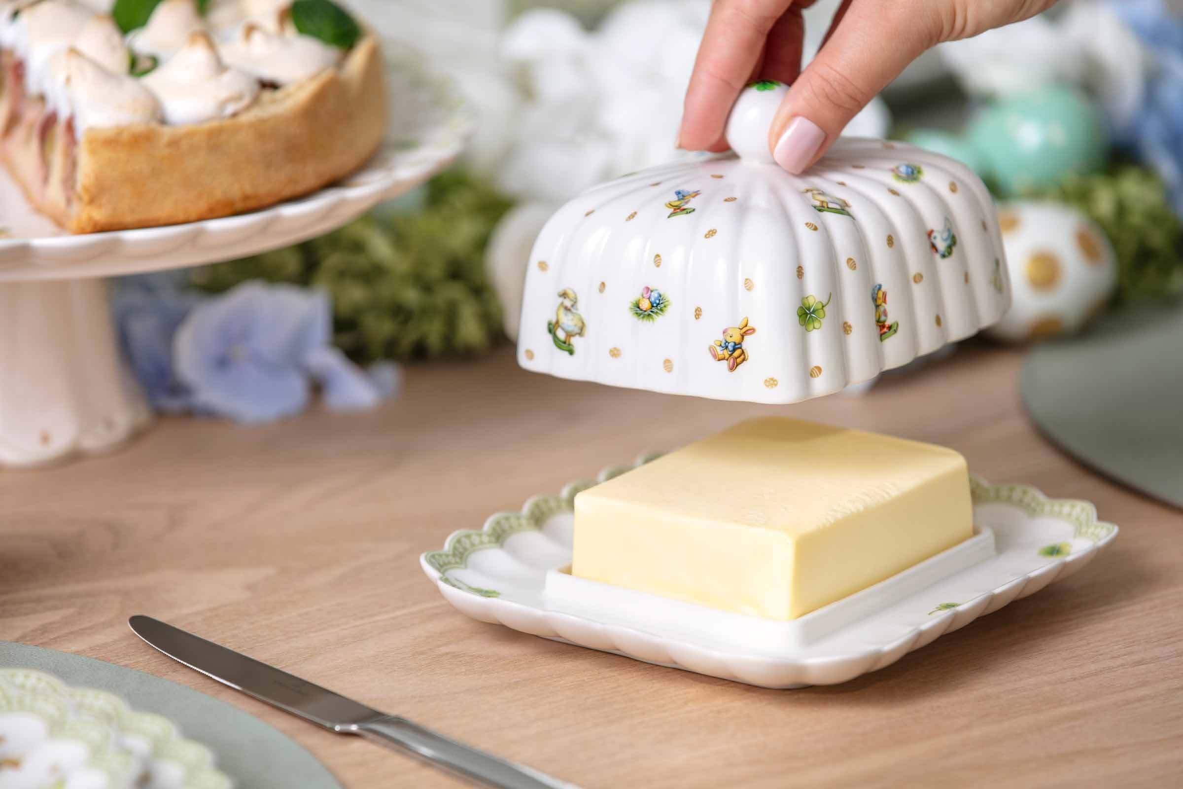 Villeroy & Boch Butterdose »Butterdose Easter Delight 18,4 x 15,8 x 8,8 cm bunt« Handwäsche wird empfohlen