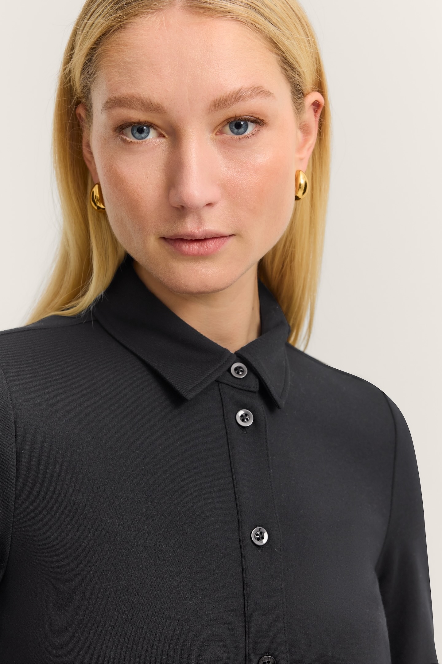 bugatti Blusenkleid »Jersey«, mit Knopfleiste und Hemdkragen