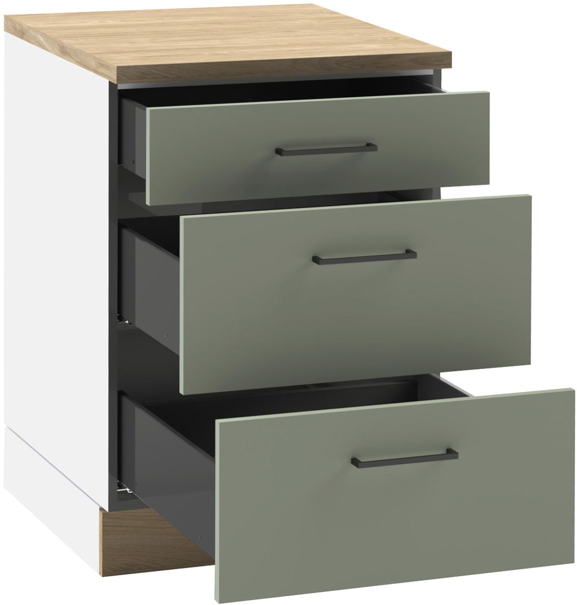 KOCHSTATION Unterschrank »KS-Kolari« 1 Stk. tlg. Maße (B/T/H): 60,1 x 60 x 88 cm