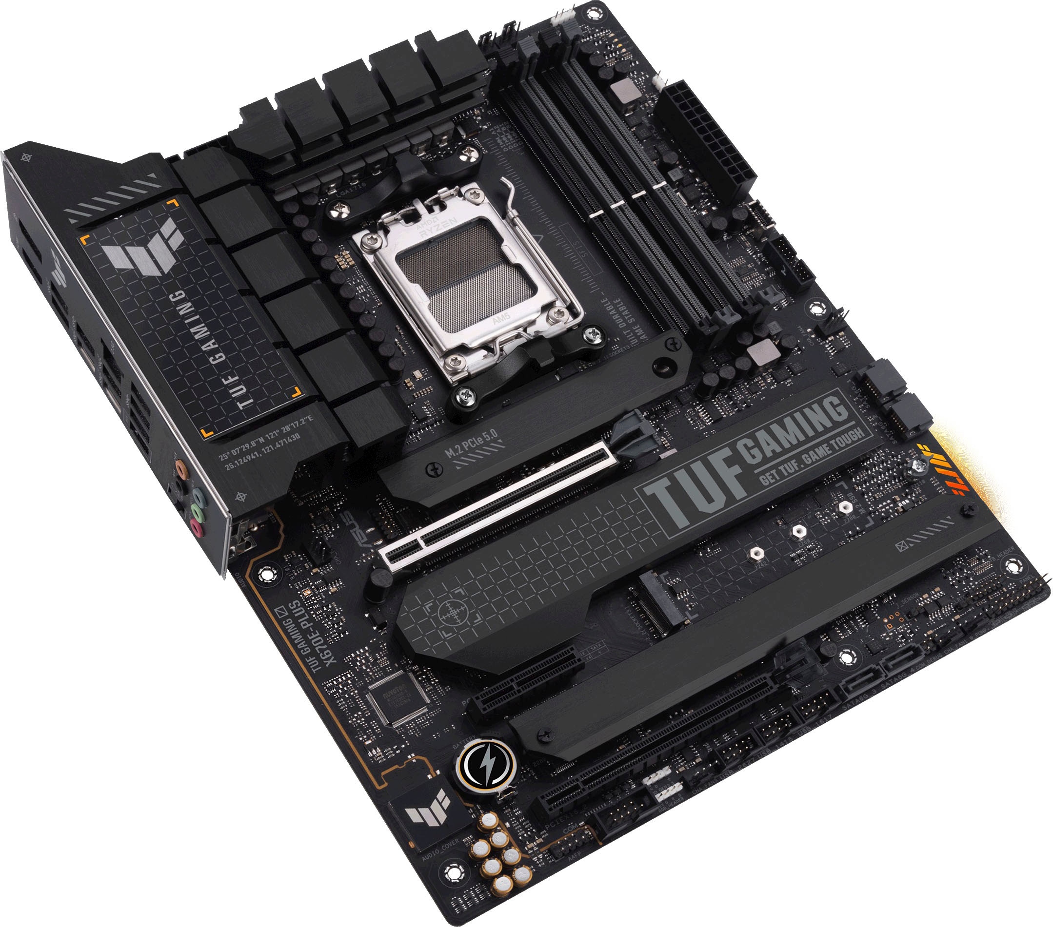 Asus Mainboard »TUF GAMING X670E-PLUS«, Ryzen 7000, ATX, PCIe 5.0, DDR5-Speicher, 4x M.2, USB 3.2 Gen