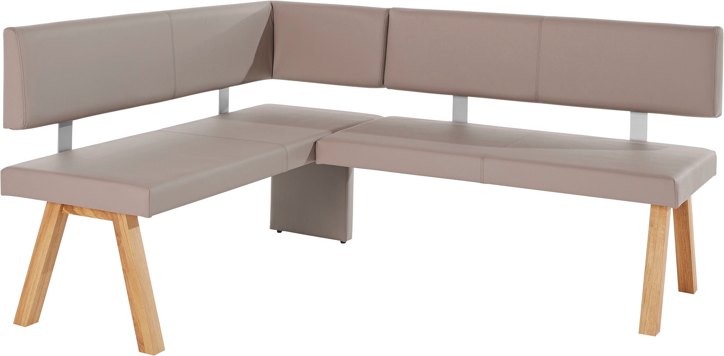 Thumbnail - OTTO home Eckbank "Rio" Massivholz in Eiche geölt, Esszimmerbank bequem gepolstert