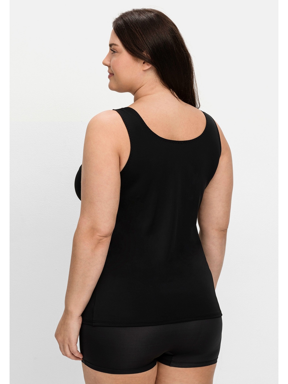 Sheego Unterhemd »Große Größen«, ohne und Bügel, Spitze | BAUR V-Ausschnitt kaufen mit
