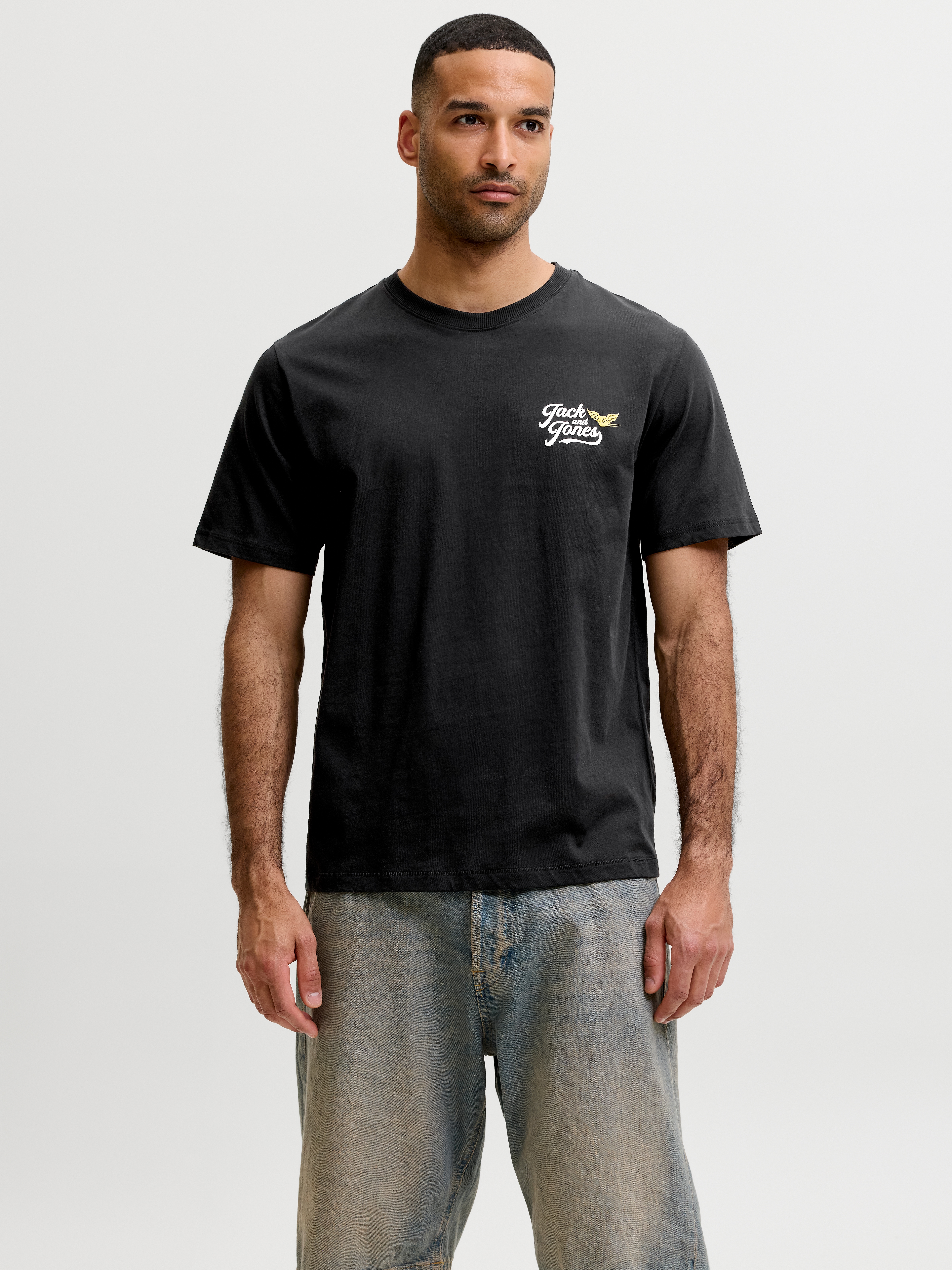 Jack & Jones T-Shirt "JJLEGEND TEE SS CREW NECK" Baumwolle, locker geschnitten