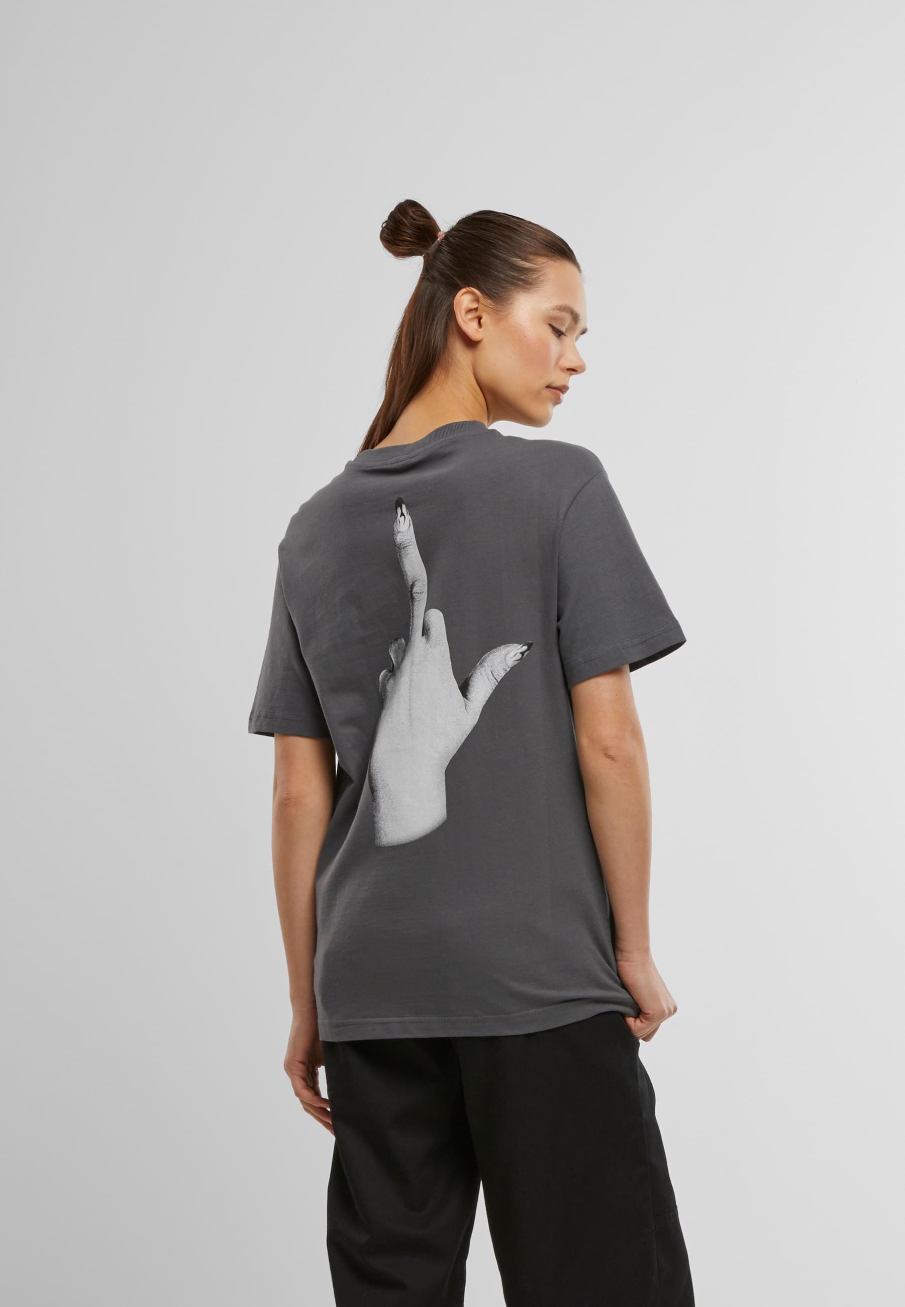 Miss Tee Kurzarmshirt »Miss Tee Damen I Don't Give A F Tee«, (1 tlg.)