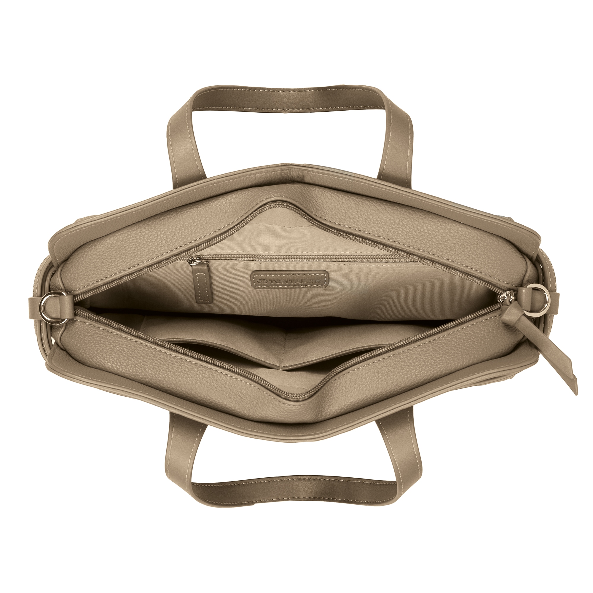 TOM TAILOR Shopper »Freya«, verziert mit schmalen, mehrlagigen Riemen und Metallschließe