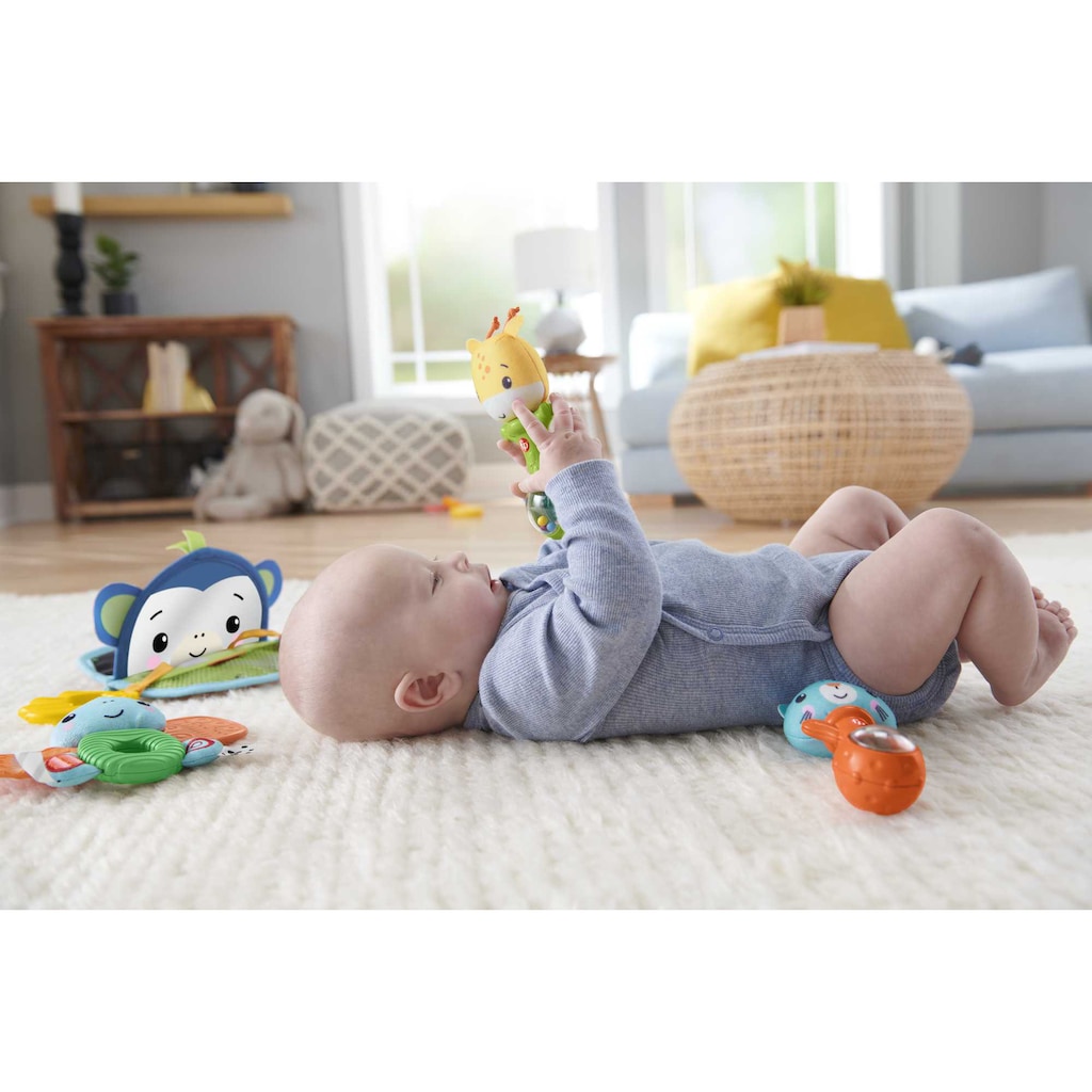 Fisher-Price® Greifspielzeug »Sinne Entdecken Geschenkset«, (Set, 4 tlg.)