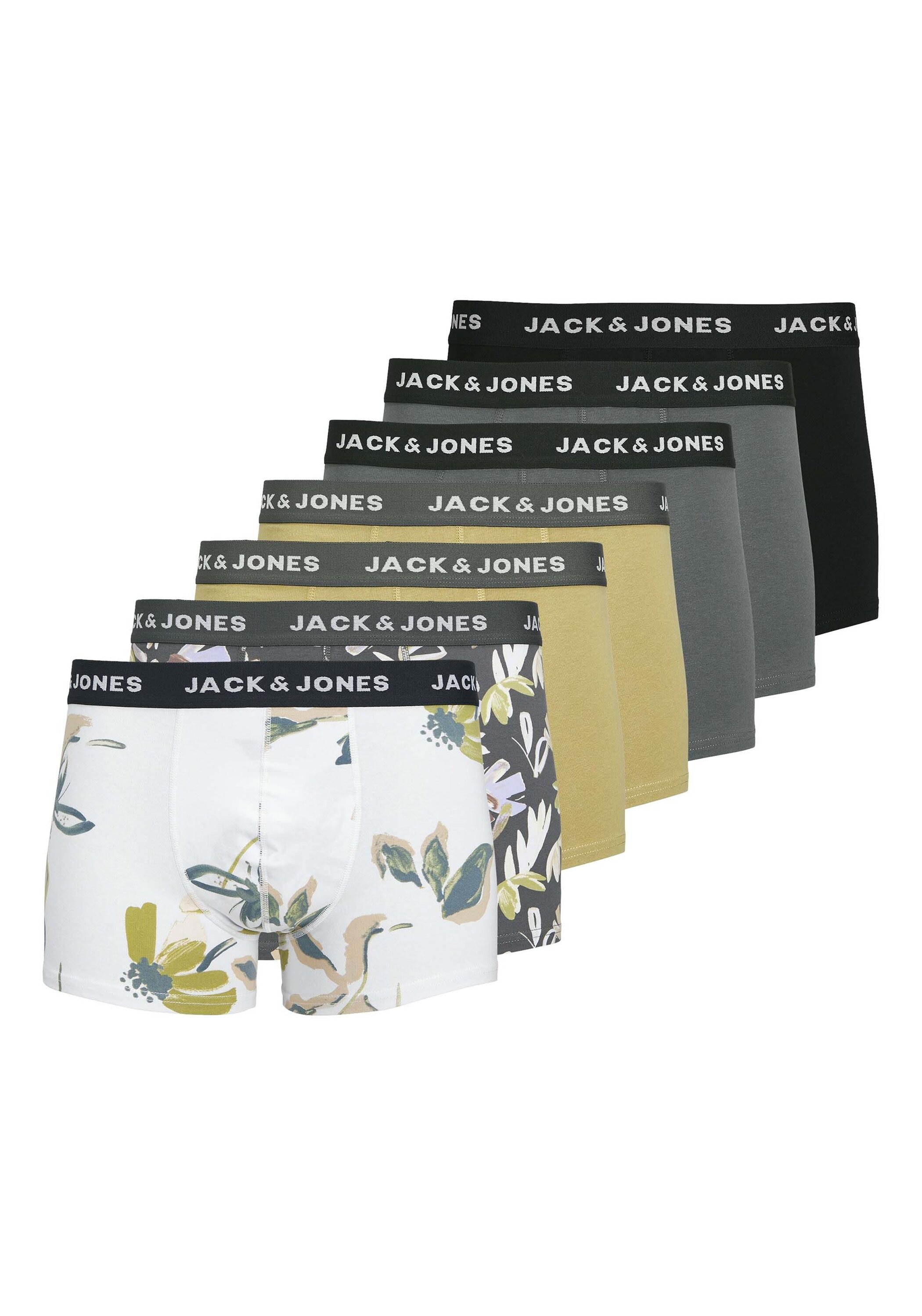 Jack & Jones Boxershorts "Boxershort JACABSTRAKT TRUNKS 7 PACK 7er Pack" günstig online kaufen