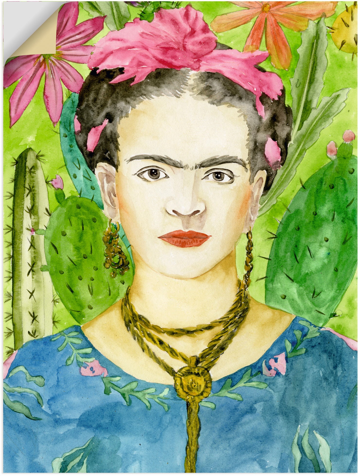 Artland Wandbild "Frida Kahlo II", Bilder von Frauen, (1 St.), als Alubild, günstig online kaufen