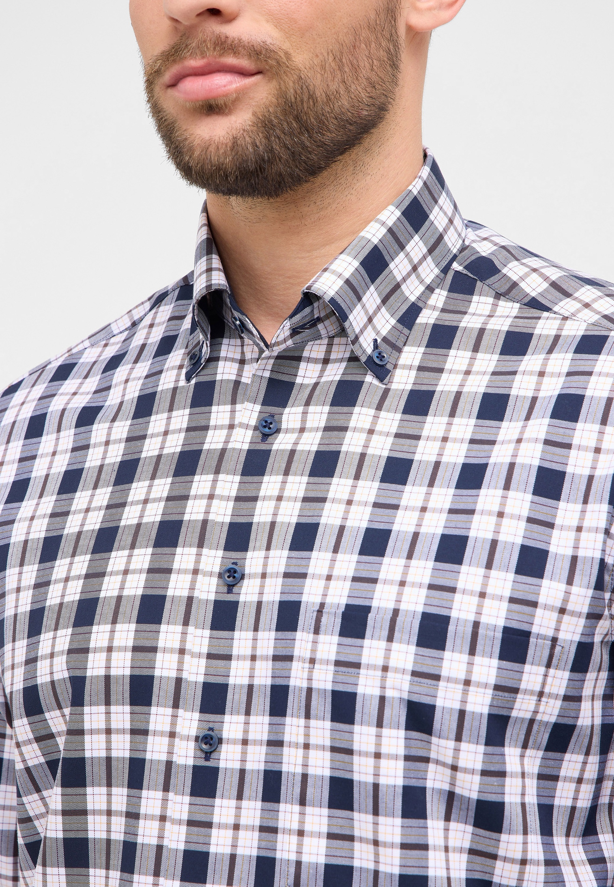 Thumbnail - Eterna Langarmhemd "COMFORT FIT" NON IRON (bügelfrei)