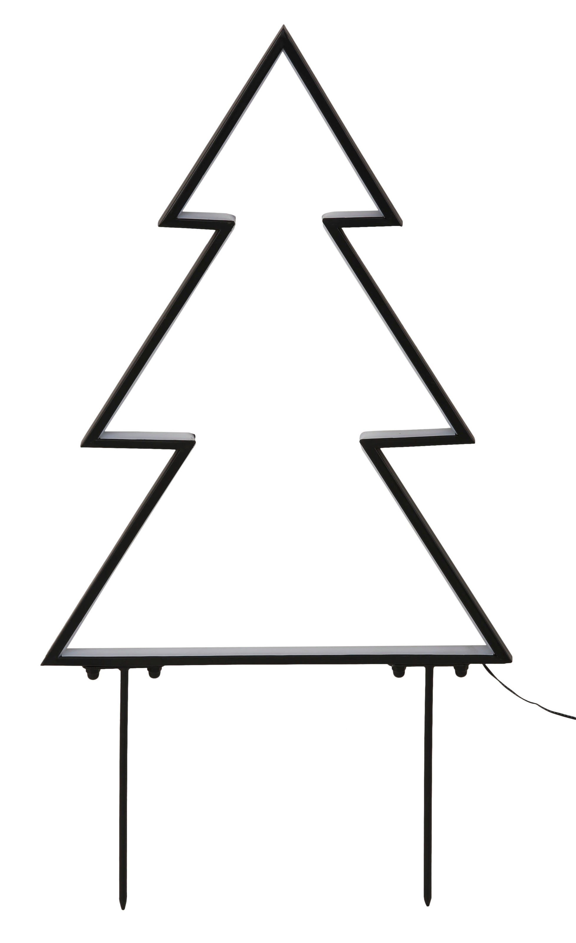 BONETTI LED Baum "Tanne", 240 flammig, aus Kunststoff und Metall, Weihnachtsdeko aussen