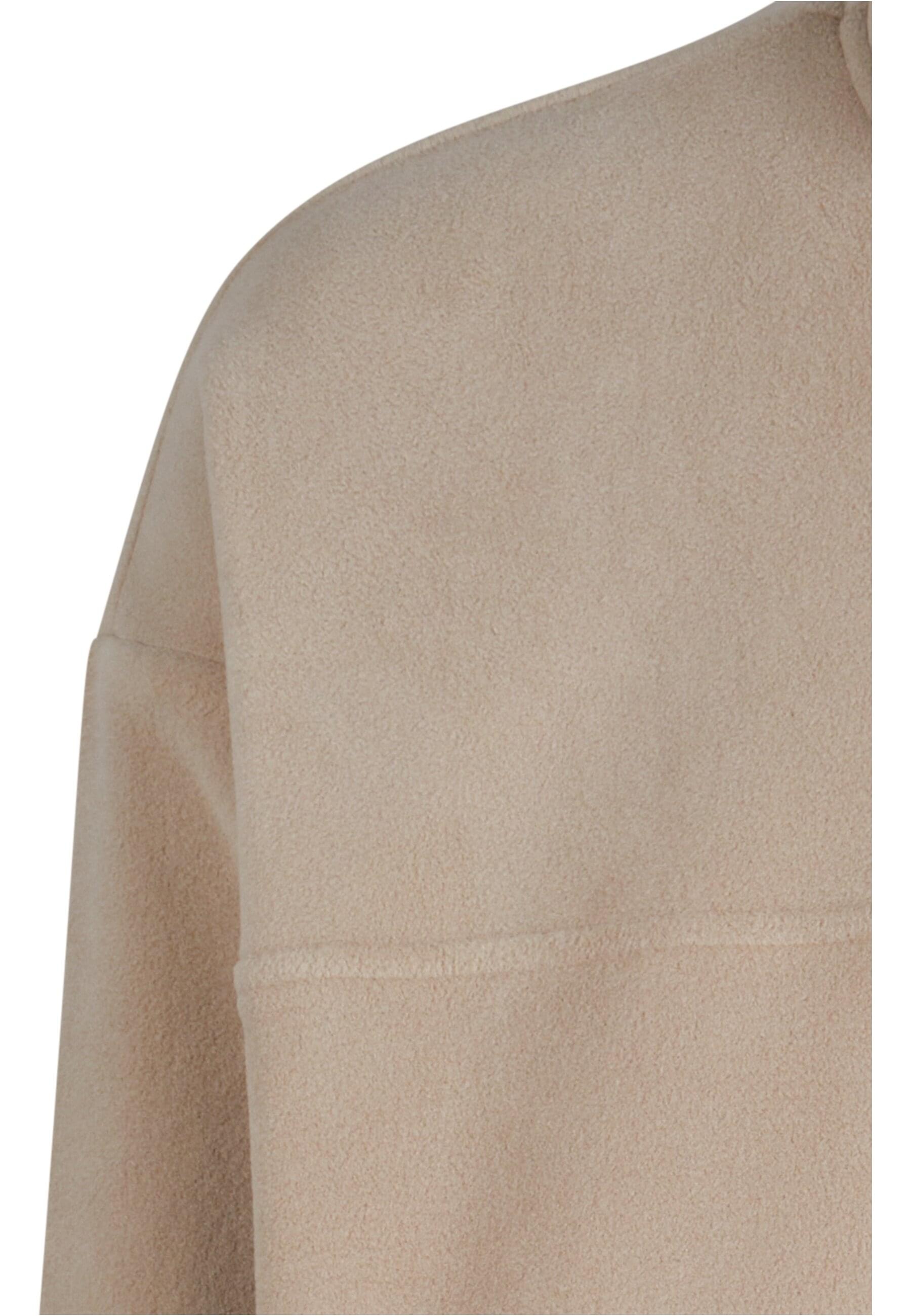 URBAN CLASSICS Rundhalspullover »Urban Classics Herren Basic Polar Fleece Troyer«, (1 tlg.)