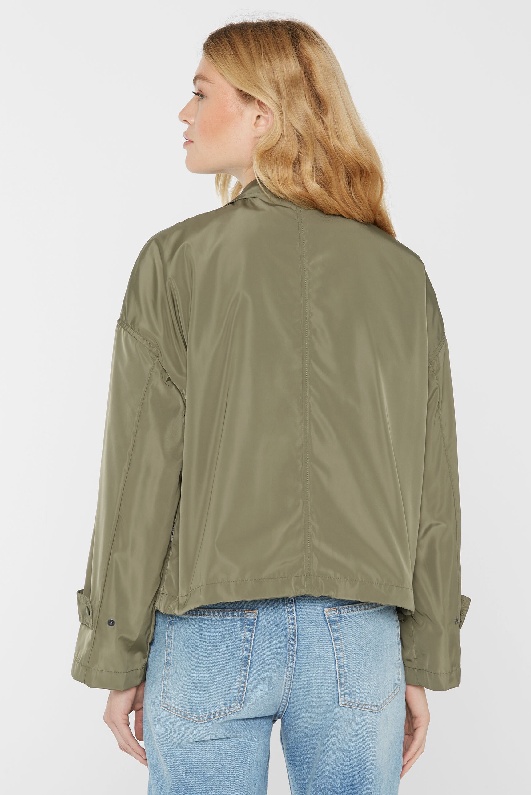 SENSES.THE LABEL Outdoorjacke, ohne Kapuze, mit verstellbarem Gummizug im Saum