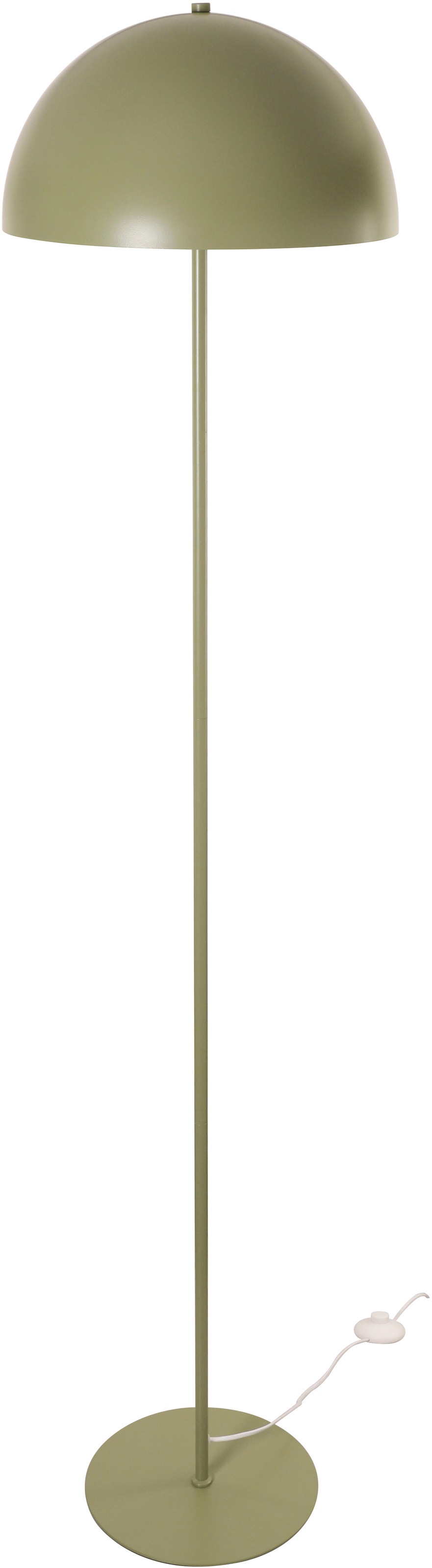 MY HOME Stehlampe "Husballa - Pilzlampe", 1, Ø 38cm H: 165cm, 1 Stk., grün, Wohnzimmer, Leuchten, Pilzleuchte, Höhe 165cm, Stehleuchte, Fußschalter,