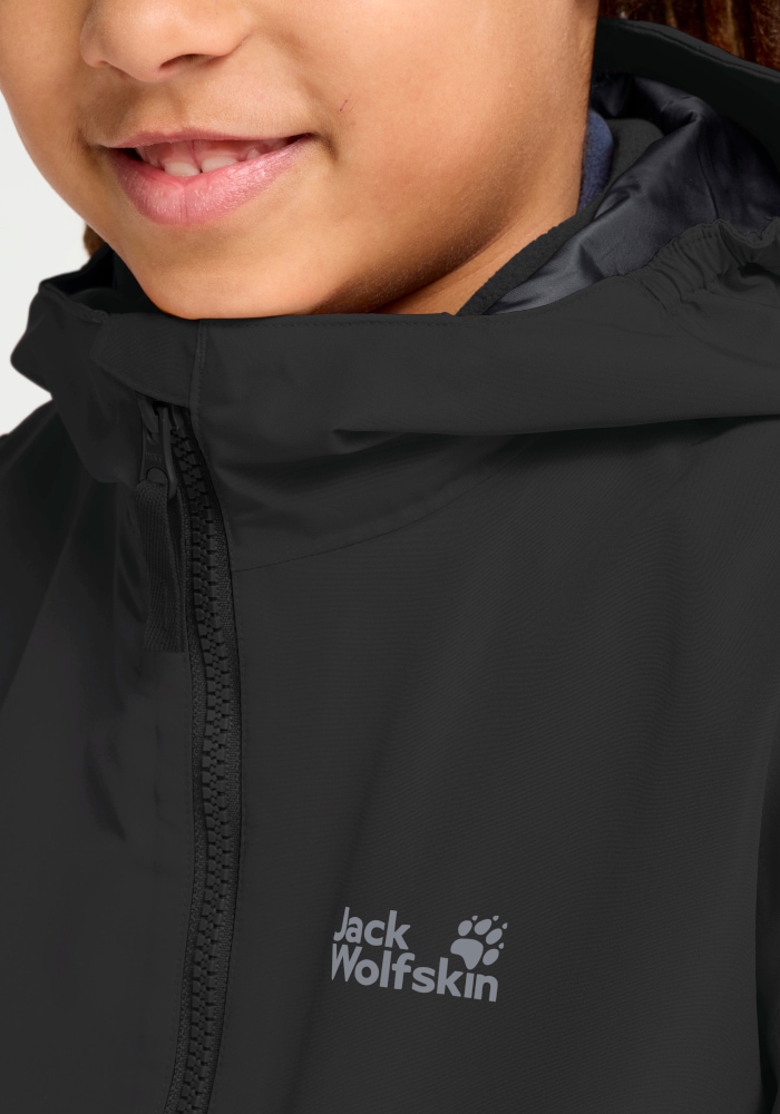 Jack Wolfskin 3-in-1-Funktionsjacke »ICELAND 3IN1 JKT K« Langarm-Design, aus Polyester, in Größen von 104 bis 176