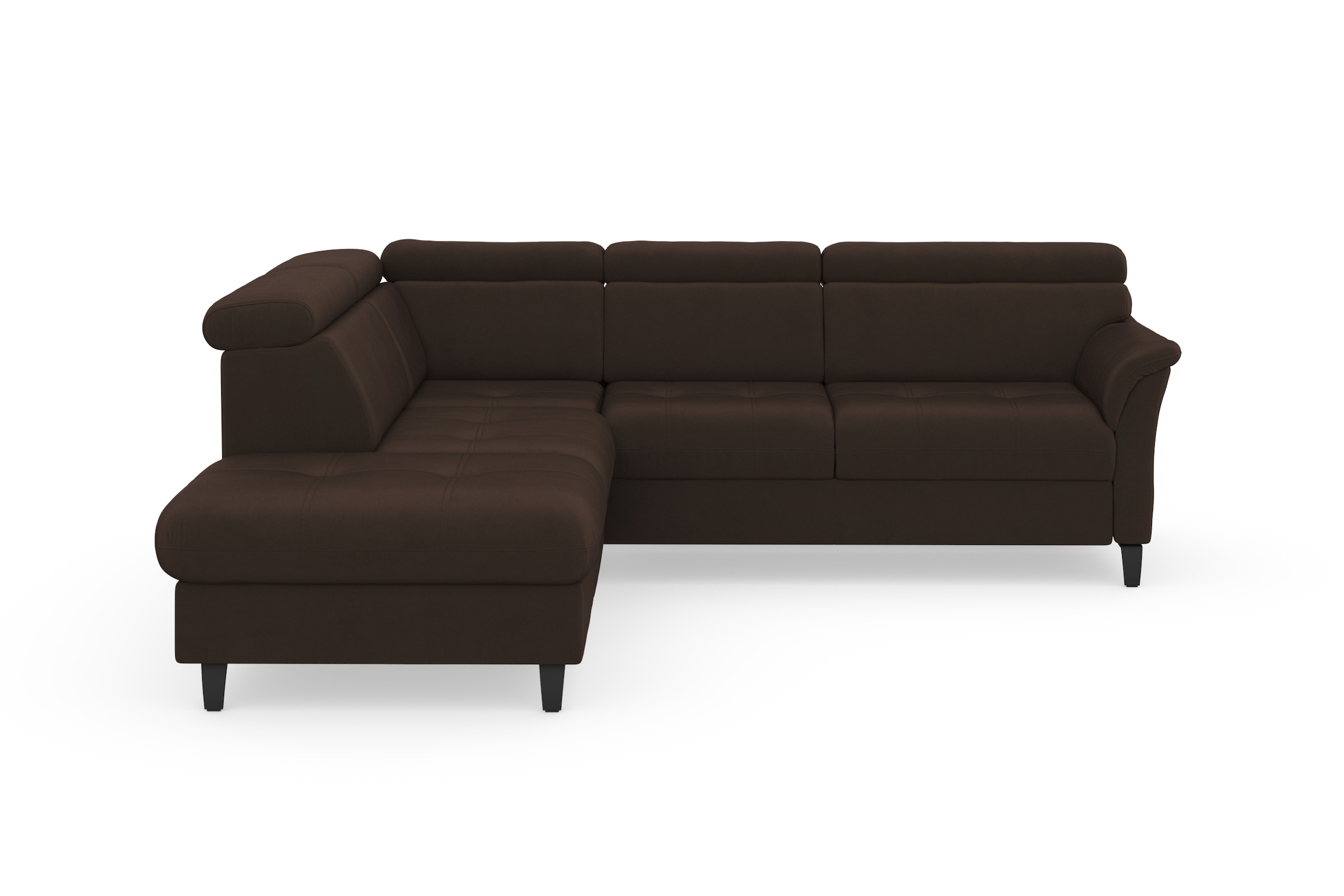 sit&more Ecksofa "Marano L-Form" inklusive Kopfteilverstellung, optional Schlaffunktion & Bettkasten