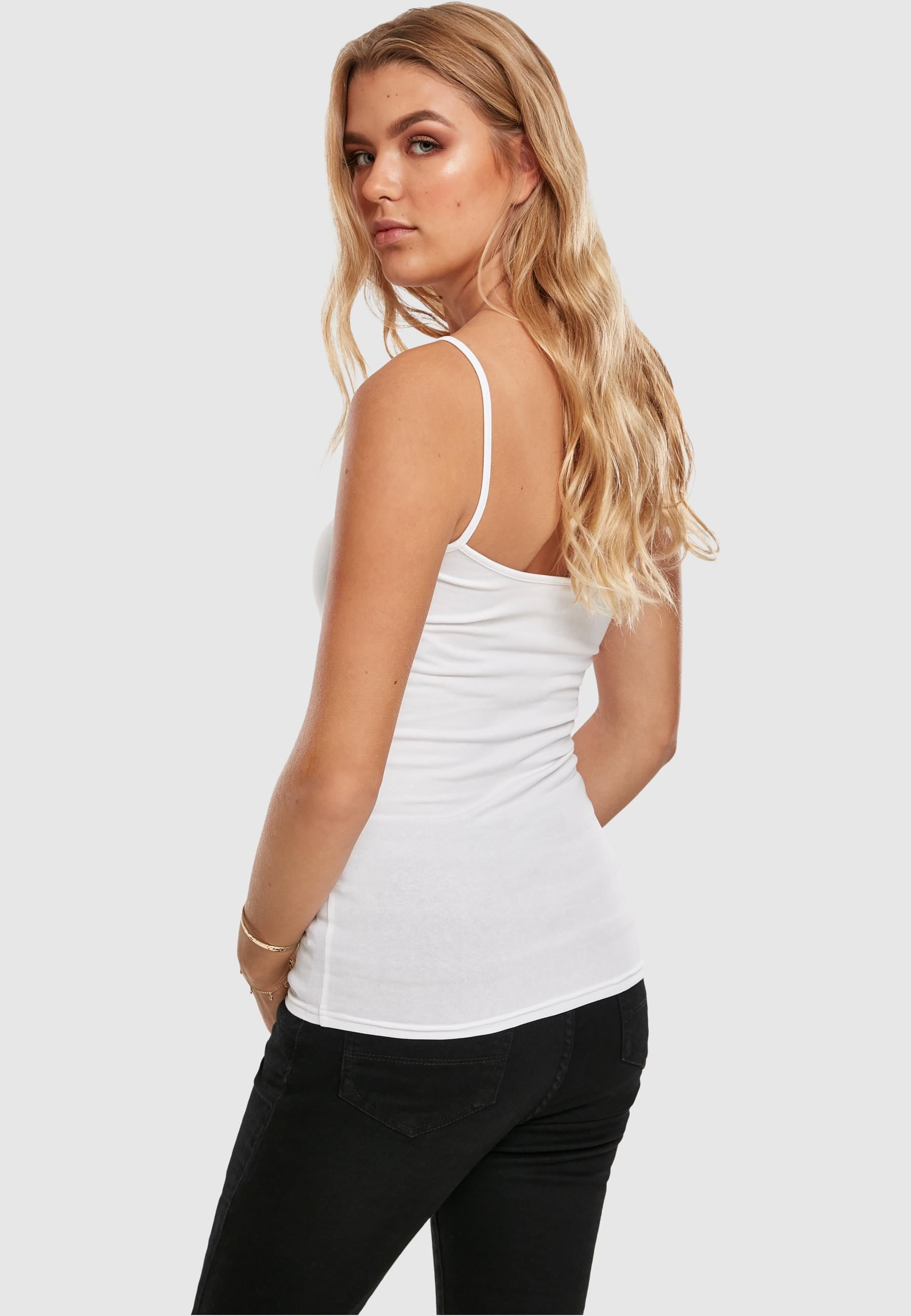 URBAN CLASSICS Muskelshirt »Urban Classics Damen Ladies Basic Top 2-Pack«, (1 tlg.)