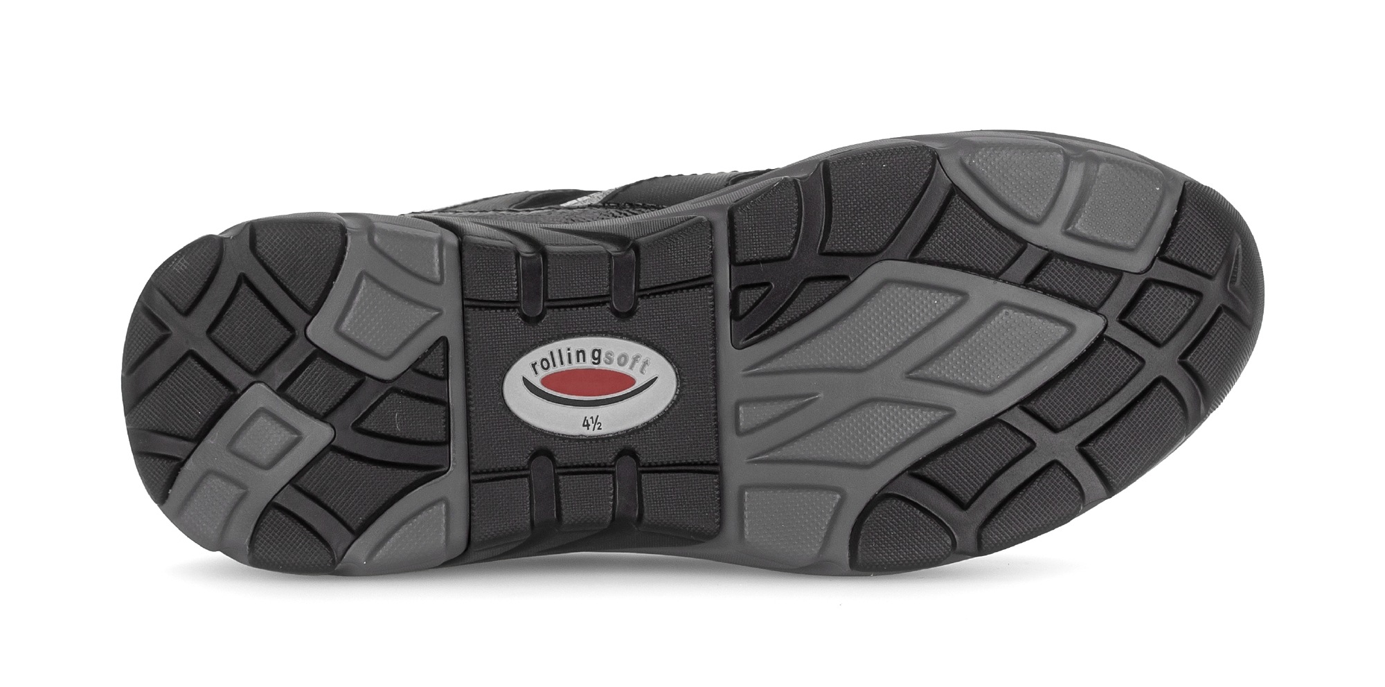 Gabor Rollingsoft Keilsneaker, Freizeitschuh, Halbschuh, Schnürschuh mit herausnehmbarem Fußbett
