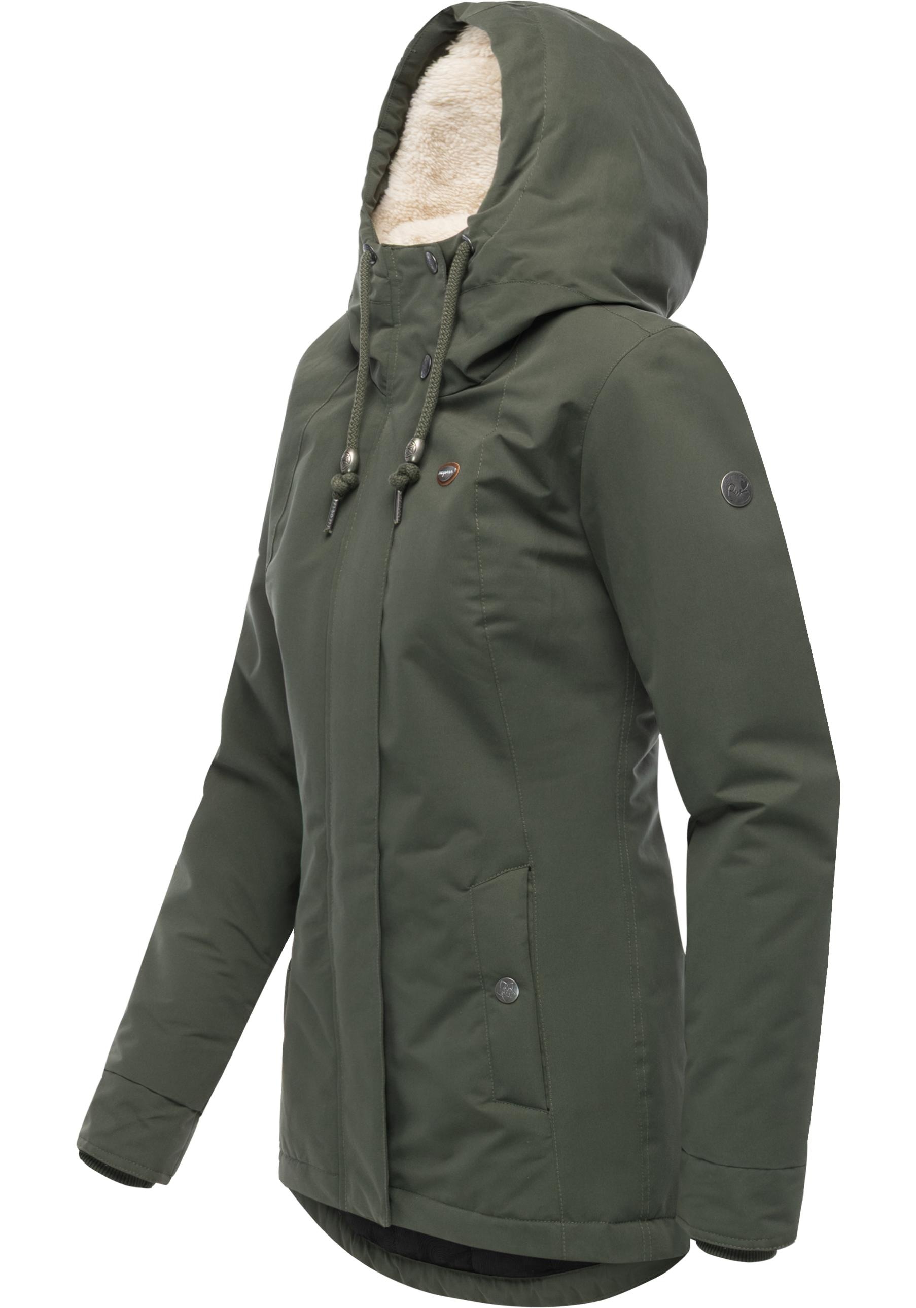 Ragwear Kurzmantel "Alvena YOUMODO" Wasserdichter Damen Mantel mit verstell günstig online kaufen