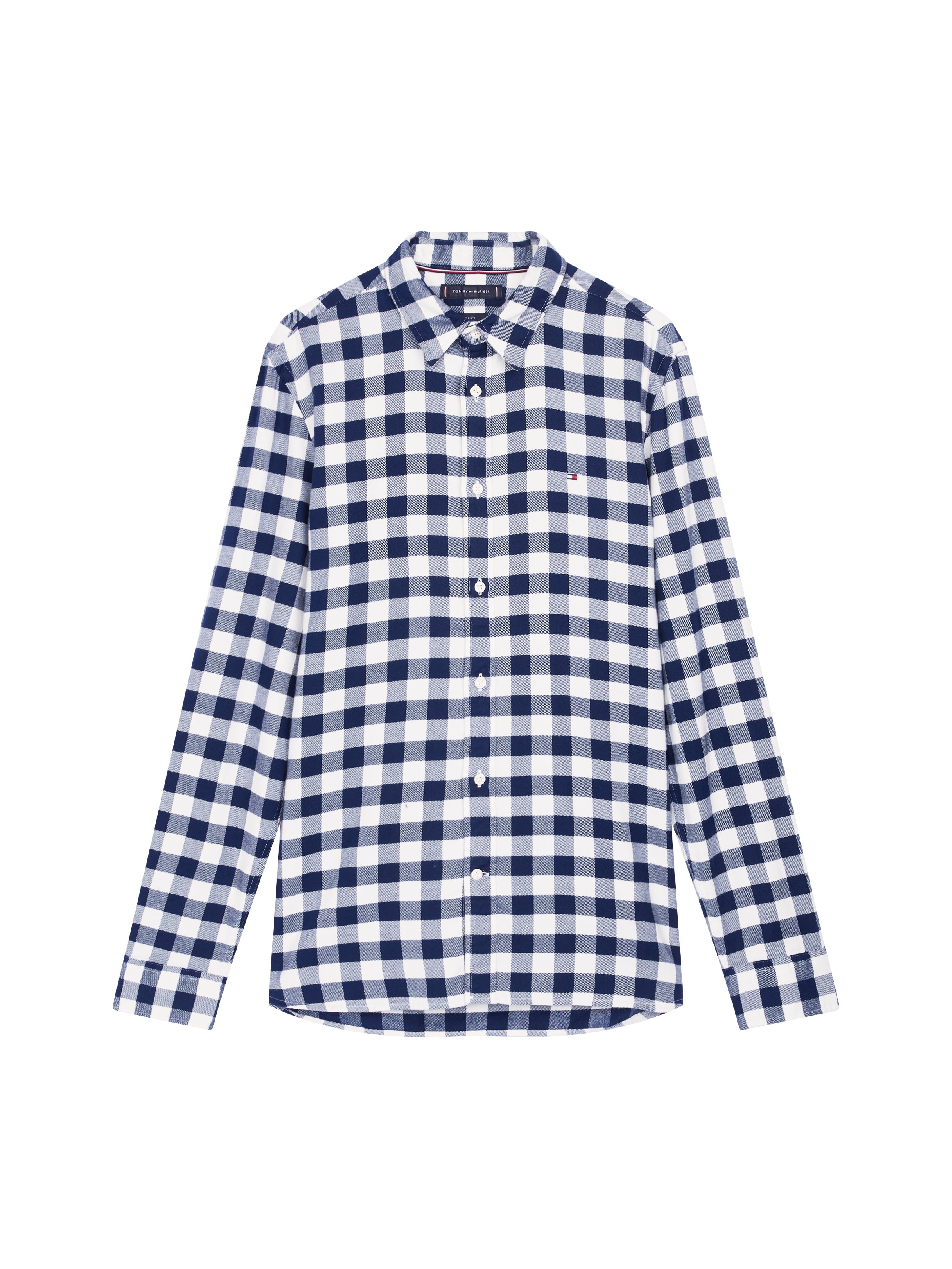 Tommy Hilfiger Langarmhemd »BRUSHED GINGHAM SF SHIRT«, modisch kariert