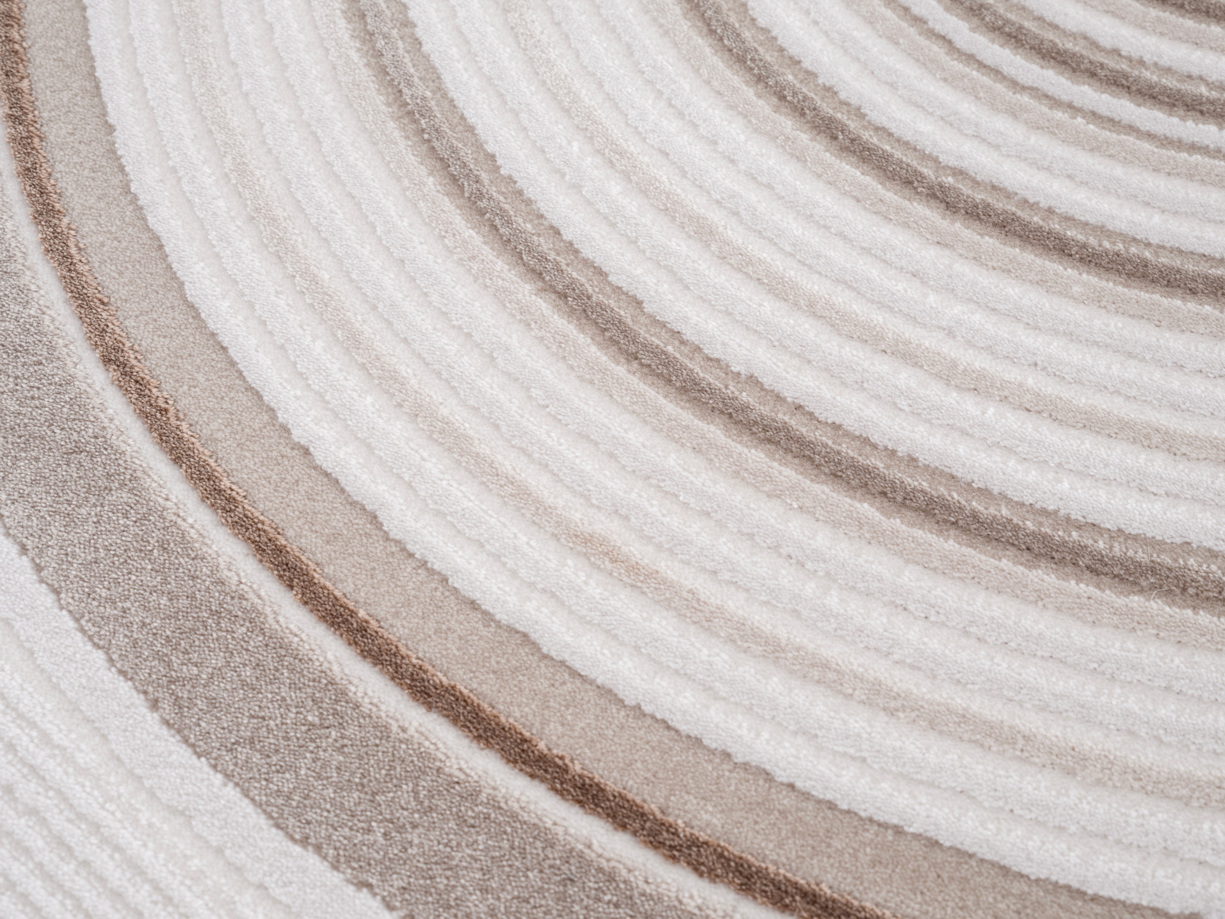 Calvin Klein home Teppich »Glow, mit Fransen, Designerteppich« rechteckig 8 mm Höhe Hoch-Tief, 3D Optik, skandinavischer Stil, Wohnzimmer, Schlafzimmer