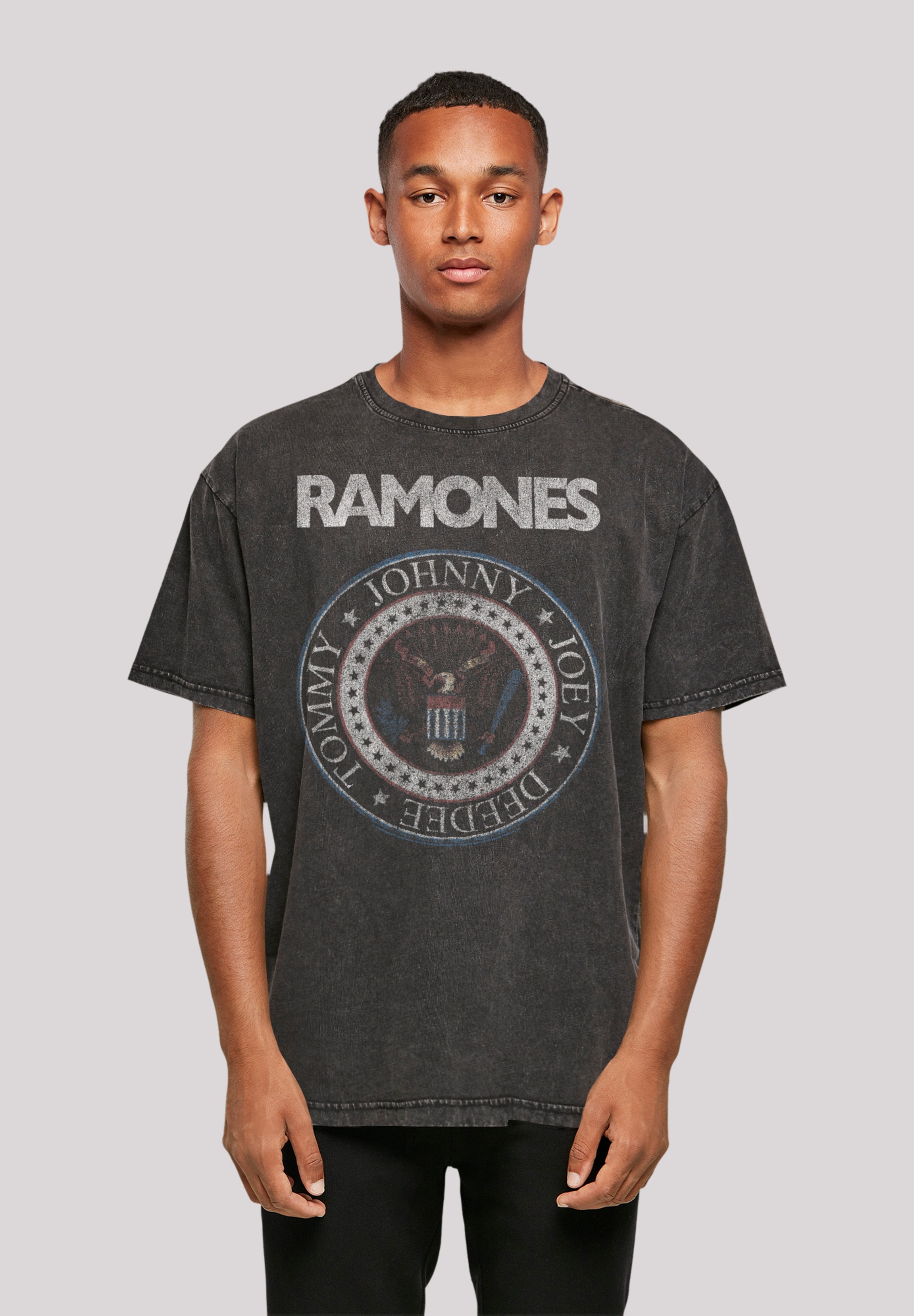 F4NT4STIC T-Shirt »Ramones Rock Musik bestellen Rock-Musik Premium Qualität, Band Seal«, Band, | ▷ And White BAUR Red