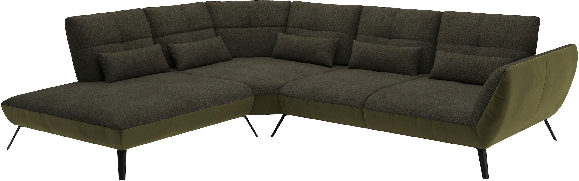 Places of Style Ecksofa »Mikado L-Form«, inkl. Sitztiefenverstellung und Armteilverstellung