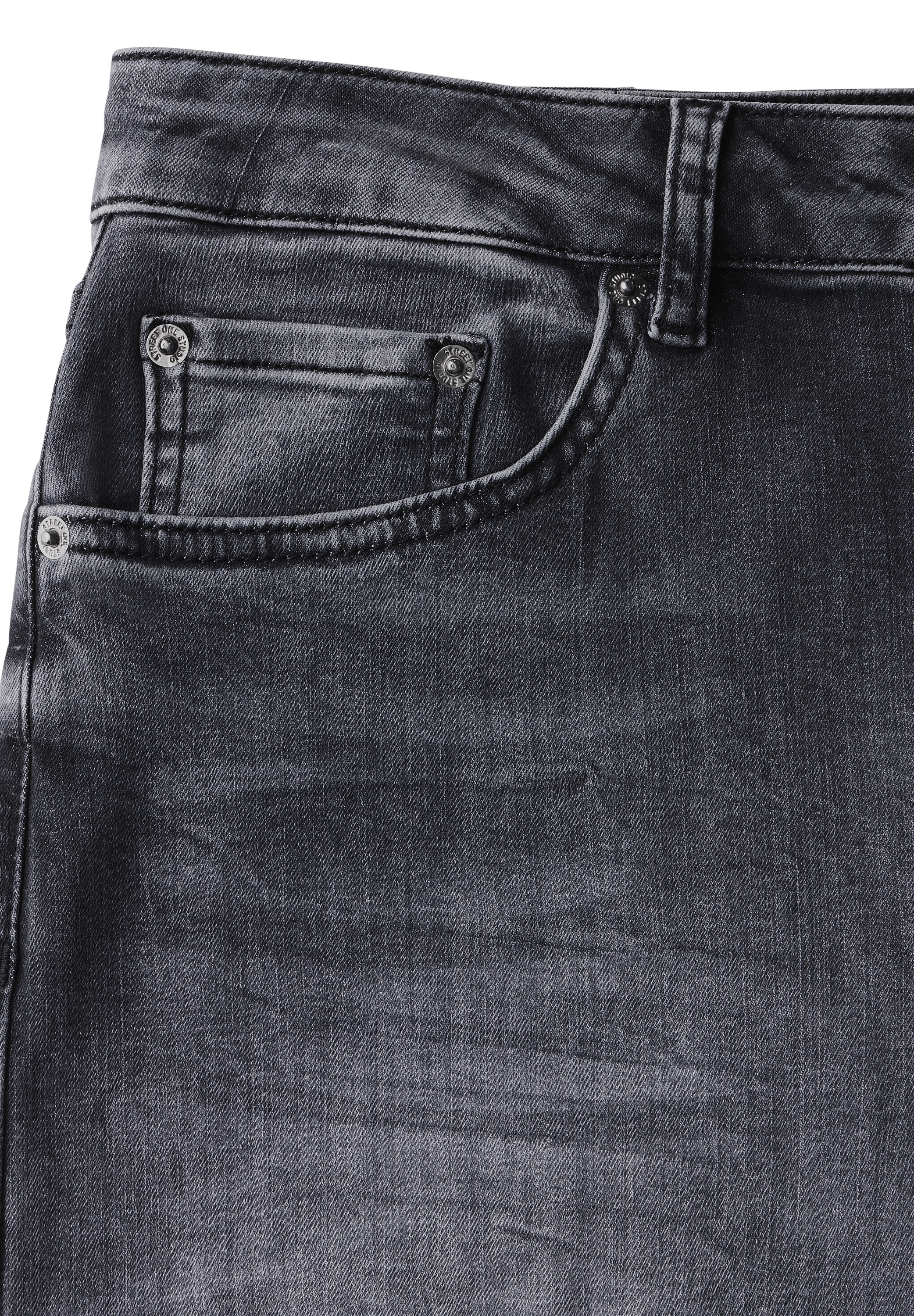STREET ONE STUDIO Gerade Jeans, High Waist