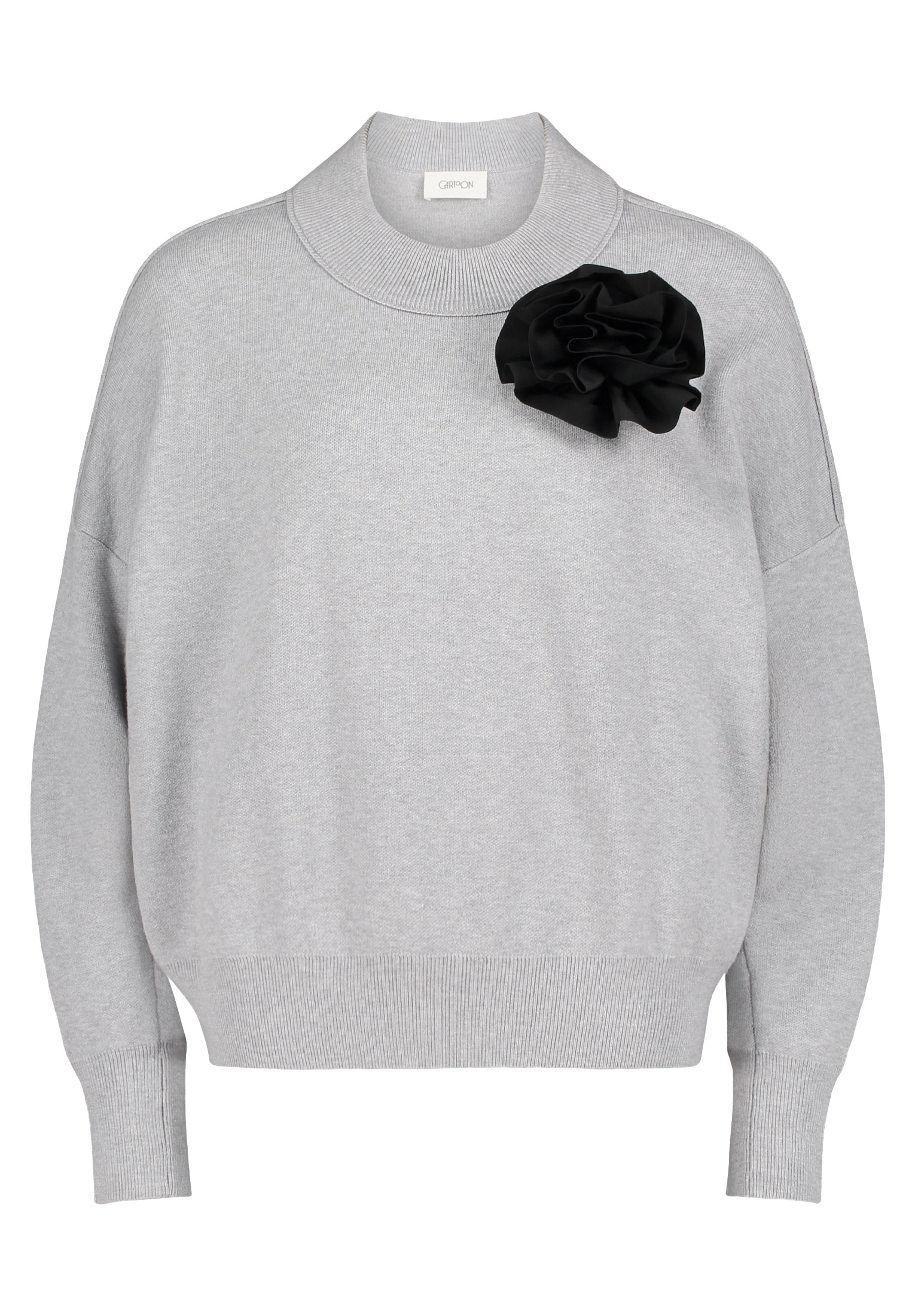 Cartoon Strickpullover "Damen Strickpullover mit Rundhalsausschnitt" 1 Stk. günstig online kaufen
