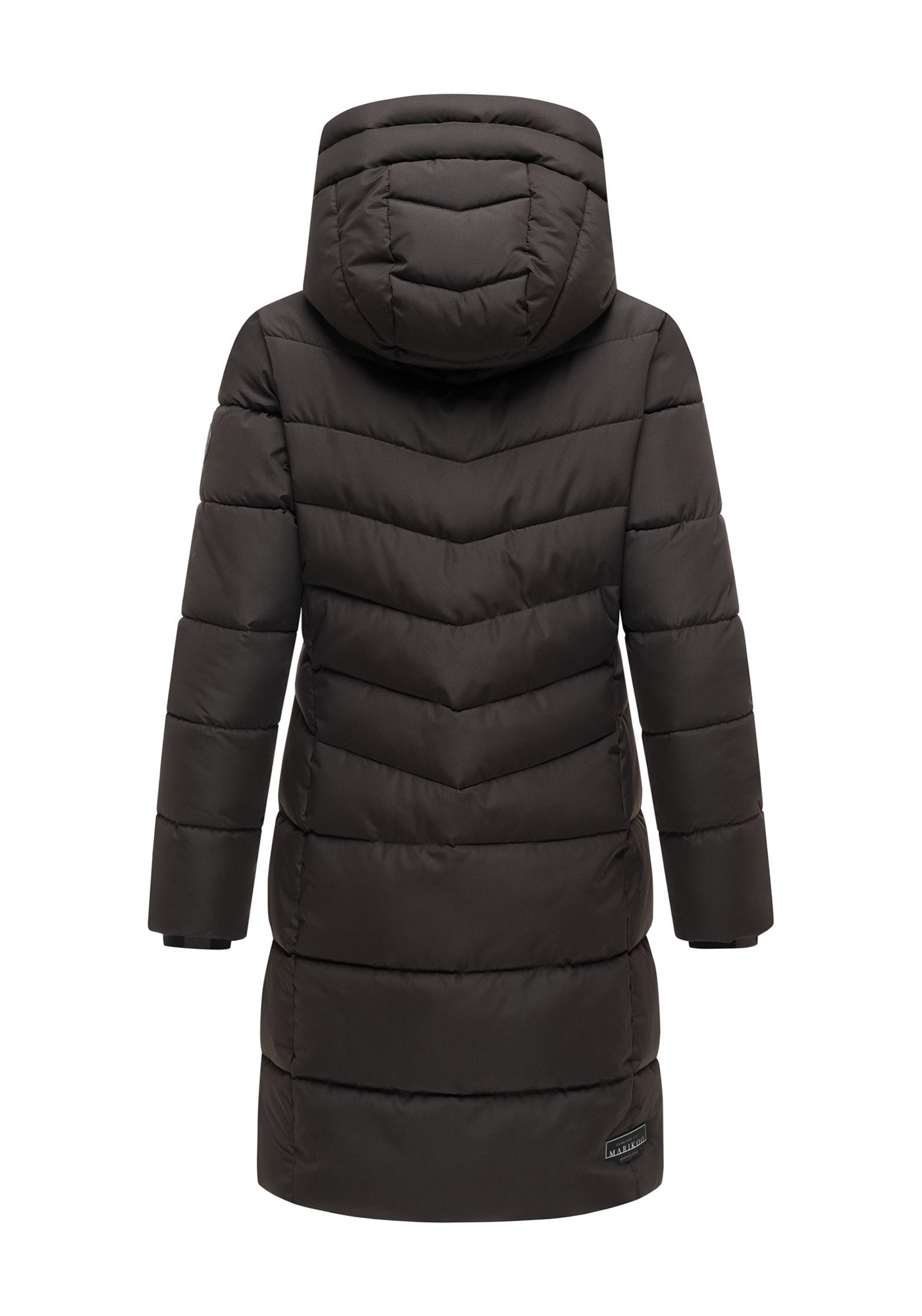Marikoo Winterjacke »Natsukoo XVI« Stepp Mantel mit großer Kapuze