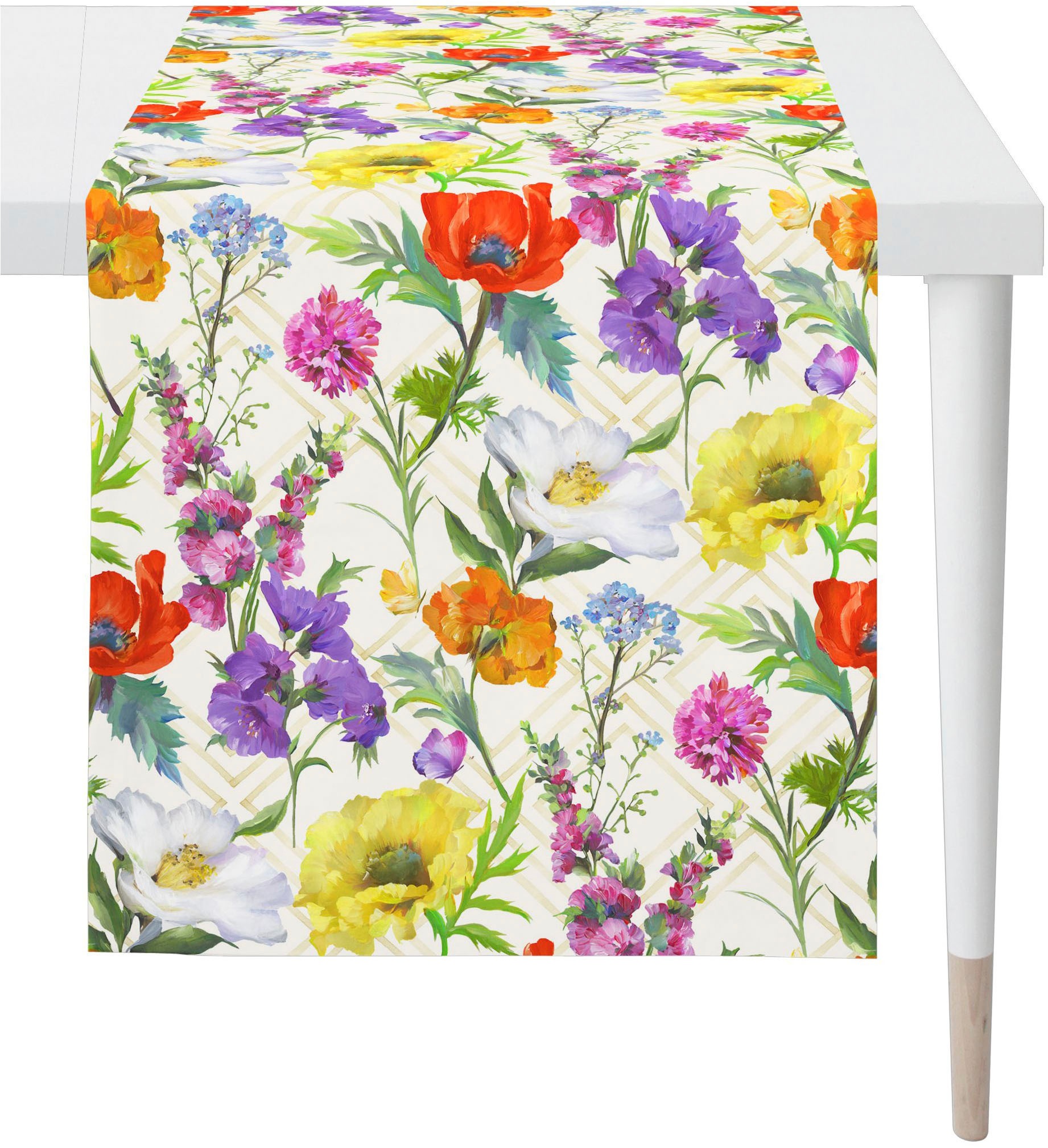APELT Tischdecke "7001" Sommerblumen all-over
