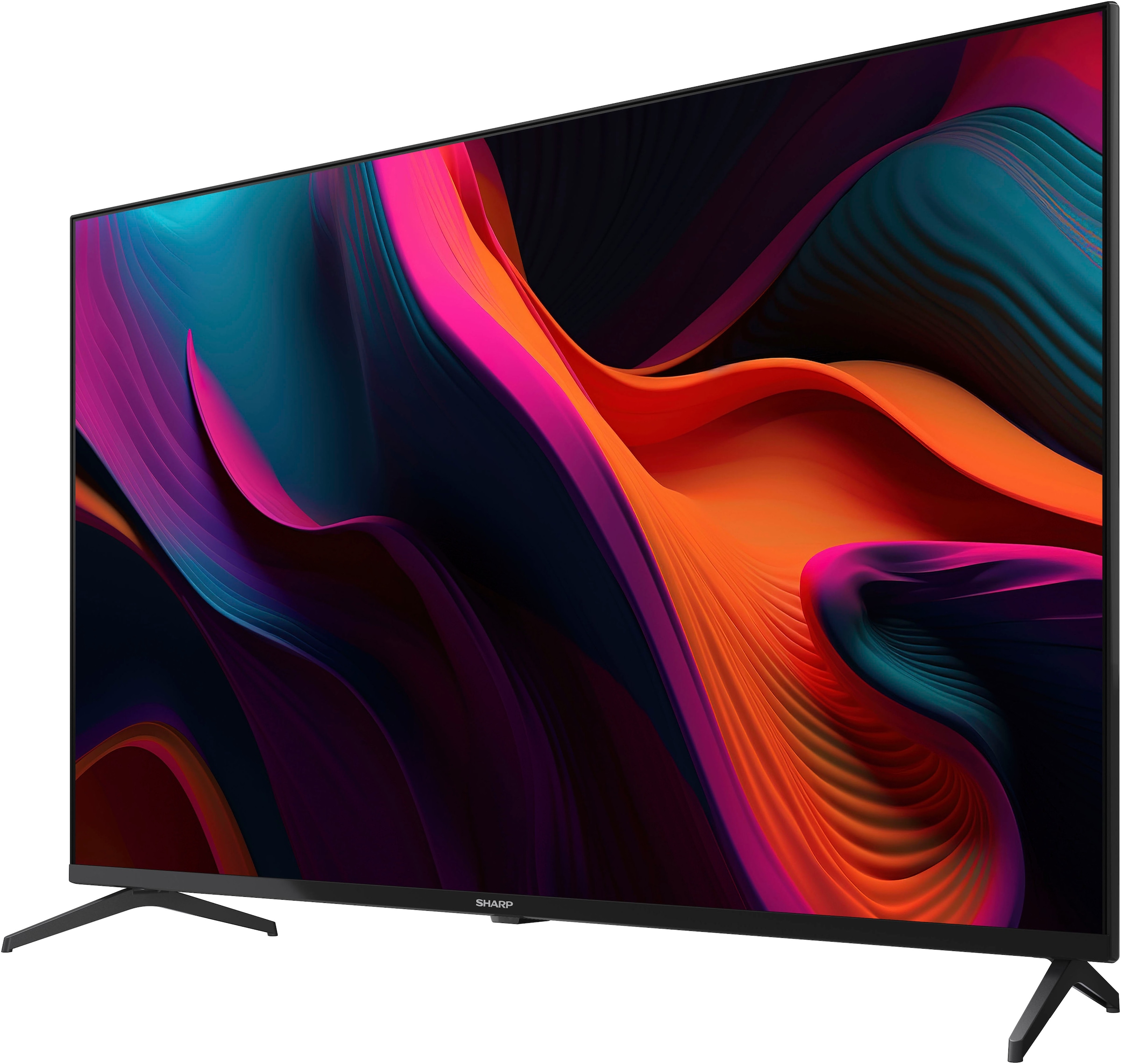 Sharp LED-Fernseher »4T-C43GLx«, 4K Ultra HD, Google TV-Smart-TV, 4K Ultra HD, Dolby Atmos, Dolby Vision, HDMI 2.1 mit eARC)