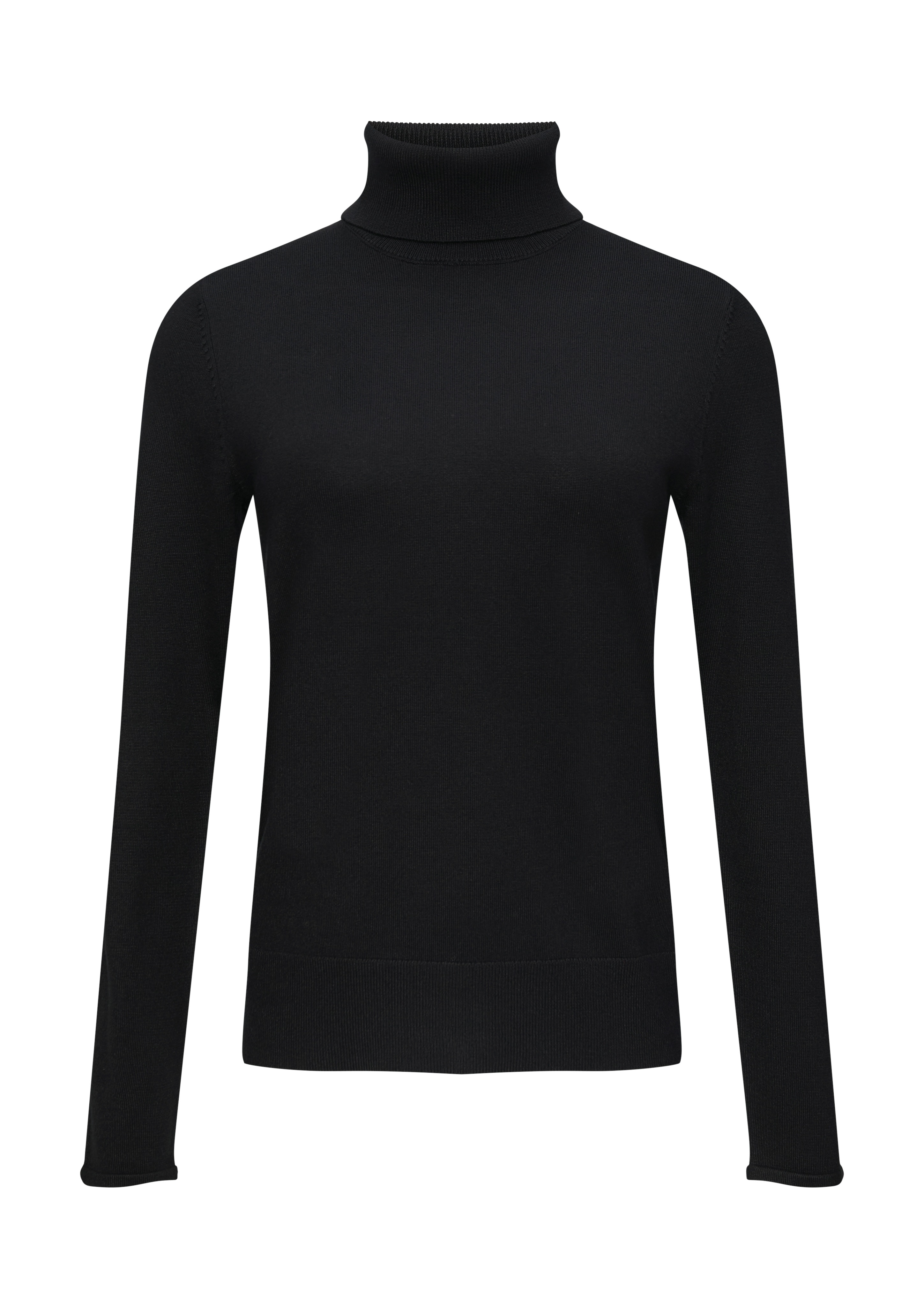 Thumbnail - s.Oliver BLACK LABEL Rollkragenpullover, mit Rippbündchen