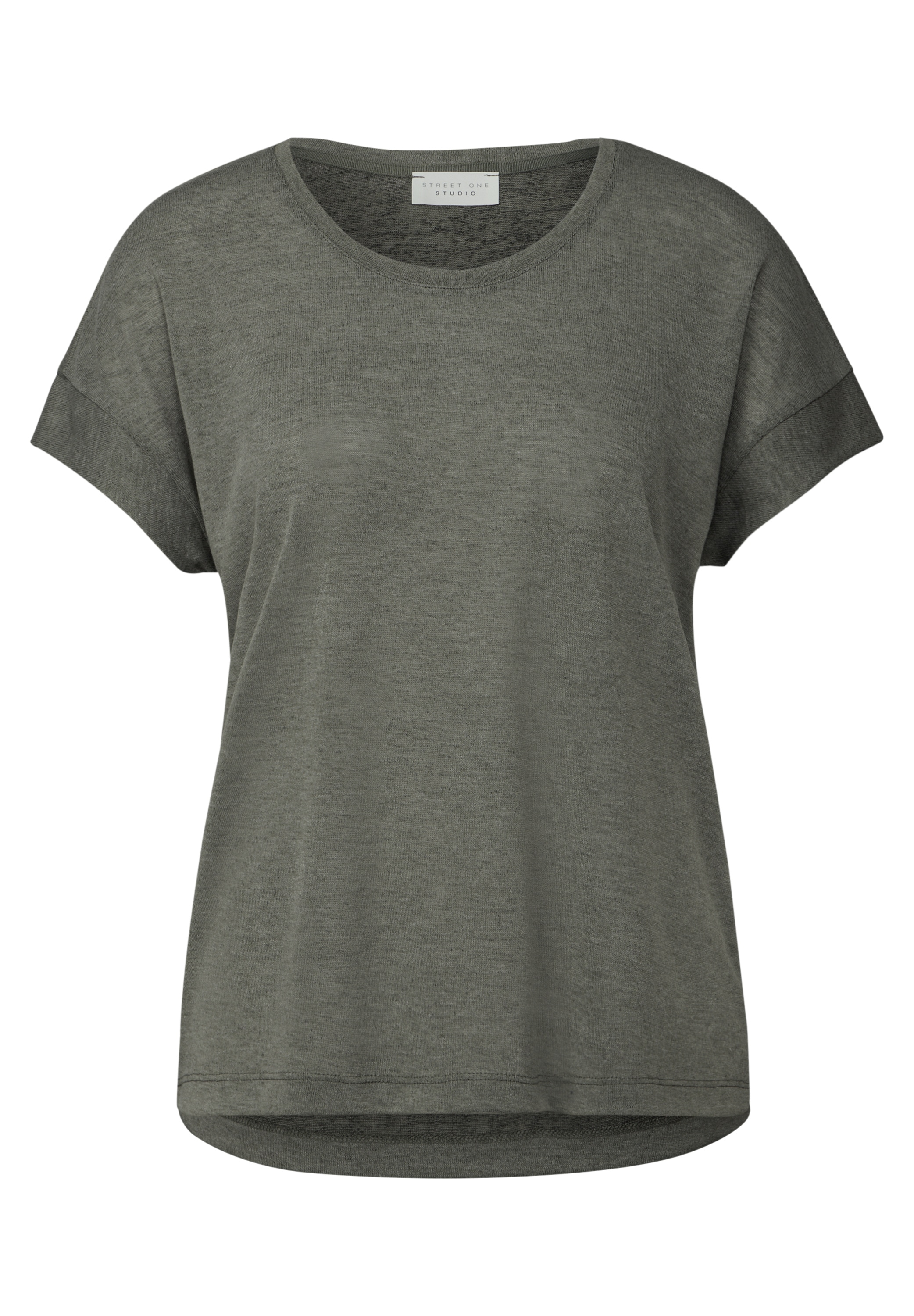 STREET ONE STUDIO T-Shirt, aus softem Materialmix