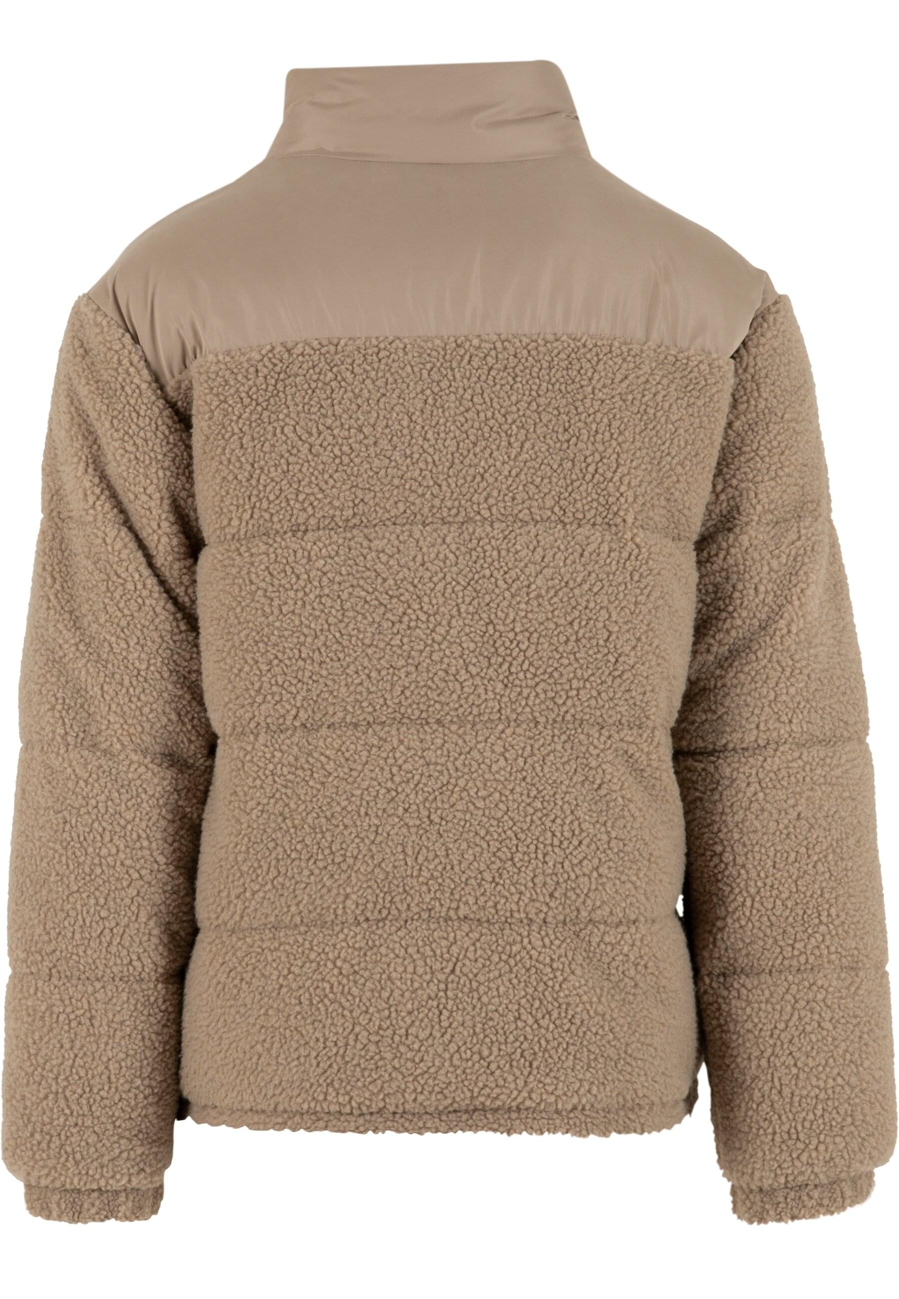 URBAN CLASSICS Winterjacke »Urban Classics Teddy Puffer Jacket«, (1 St.), ohne Kapuze