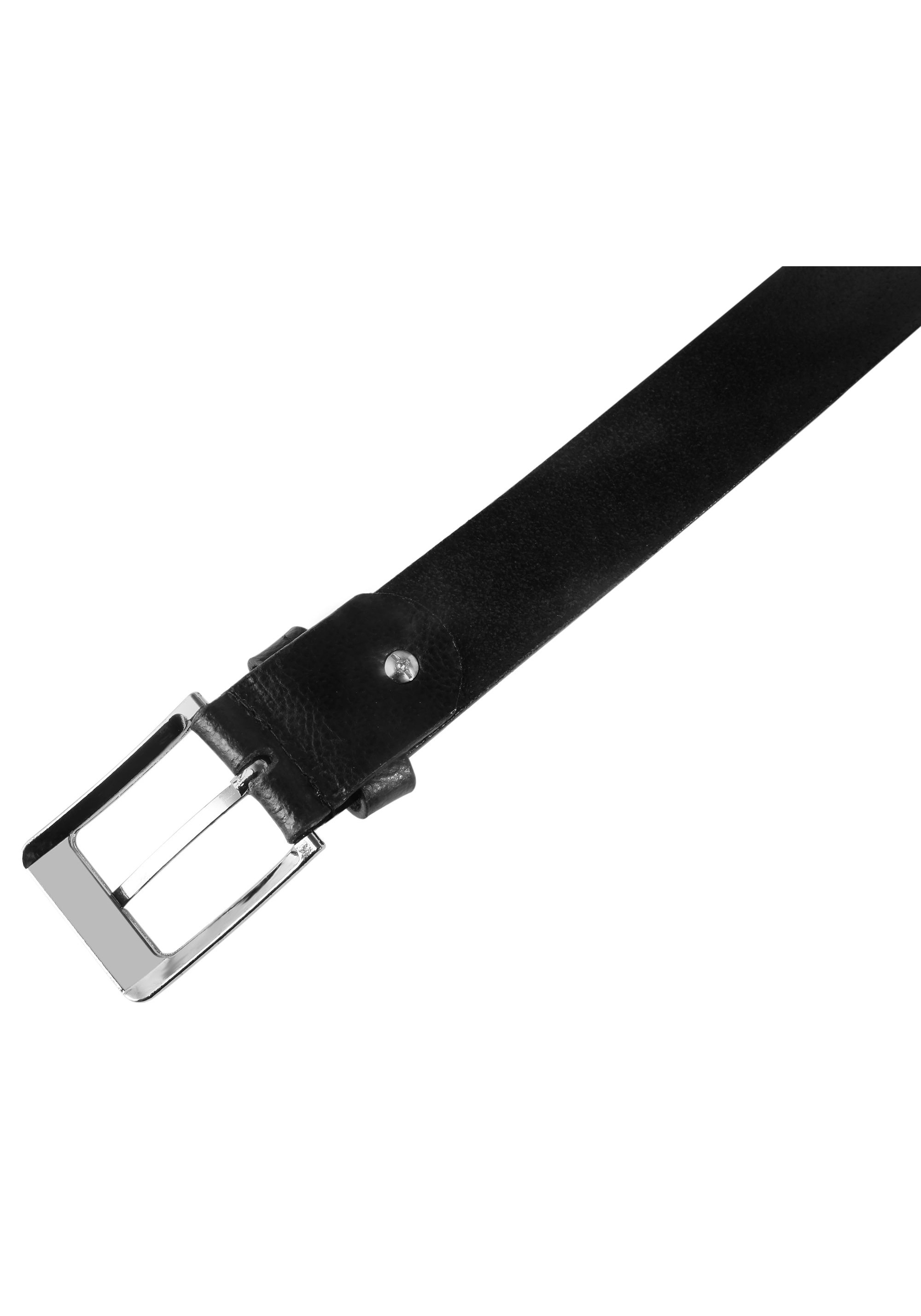 Leonardo Verrelli Ledergürtel »hochwertiges Echt Leder, schwarz, 90 cm - 120 cm (BundweiteI)«