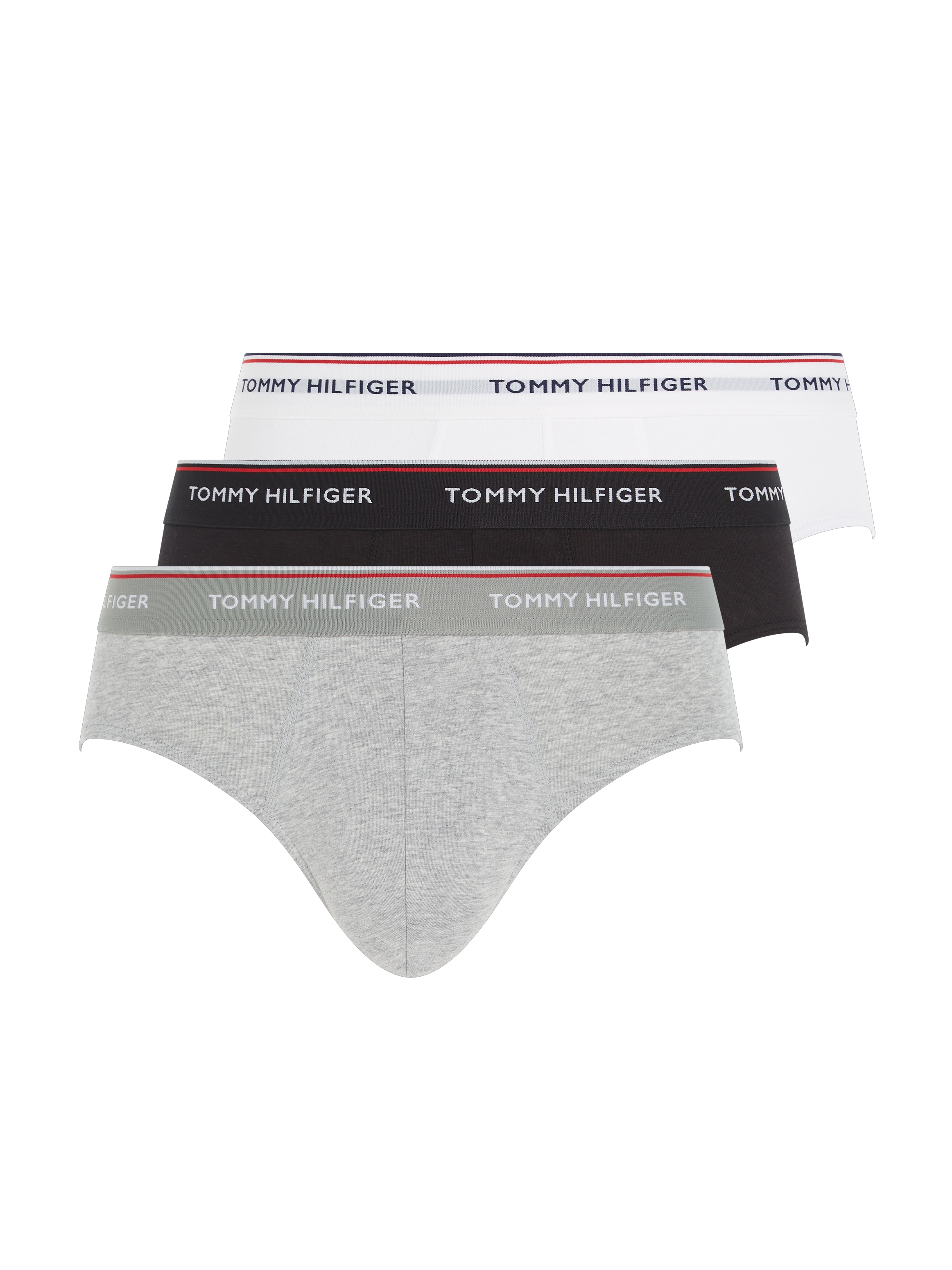 Tommy Hilfiger Underwear Slip "3P BRIEF", (Packung, 3 St., 3er-Pack), mit Logo-Elastikbund