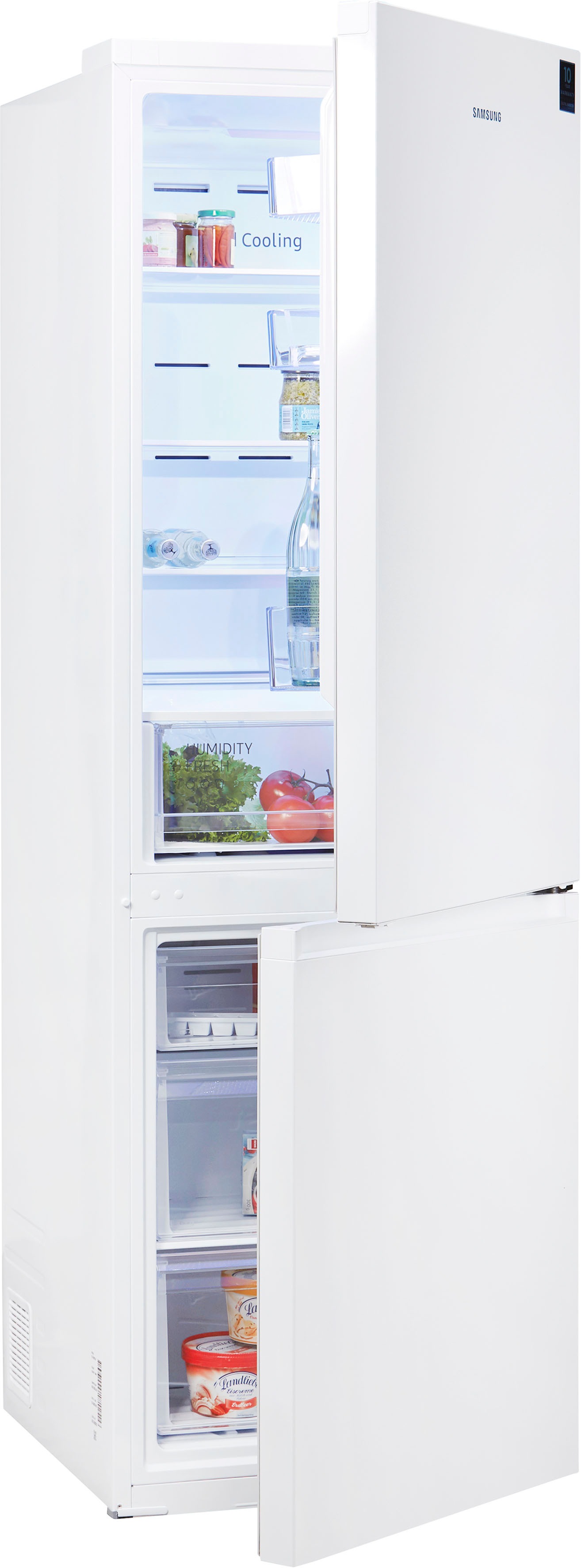 Samsung Kühl-/Gefrierkombination, RL34T600CWW, 185,3 cm hoch, 59,5 breit C (A bis G) TOPSELLER weiß Kühl-/Gefrierkombination Kühl-Gefrierkombinationen Kühlschränke Haushaltsgeräte