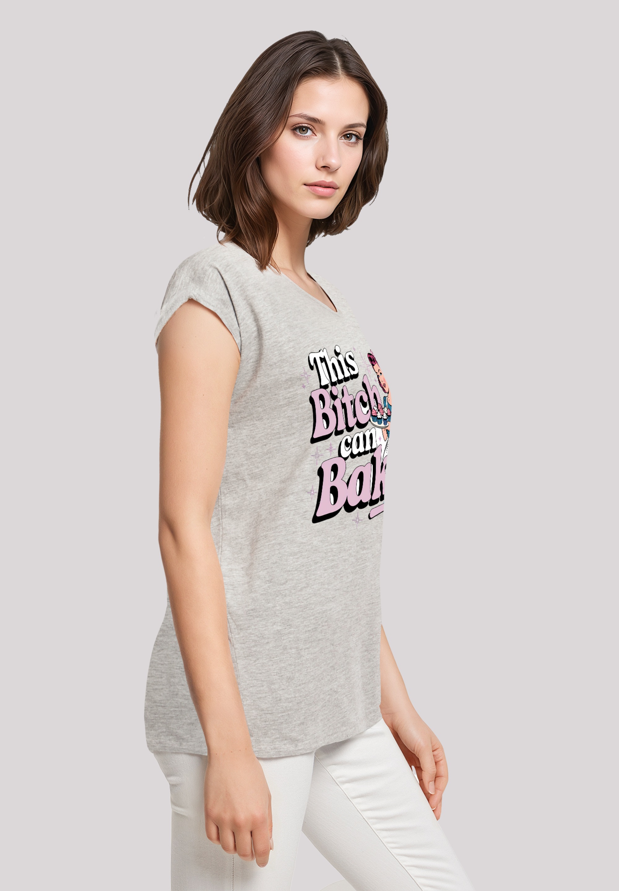 F4NT4STIC T-Shirt »Vintage Pin Up Bäckerin« Premium Qualität