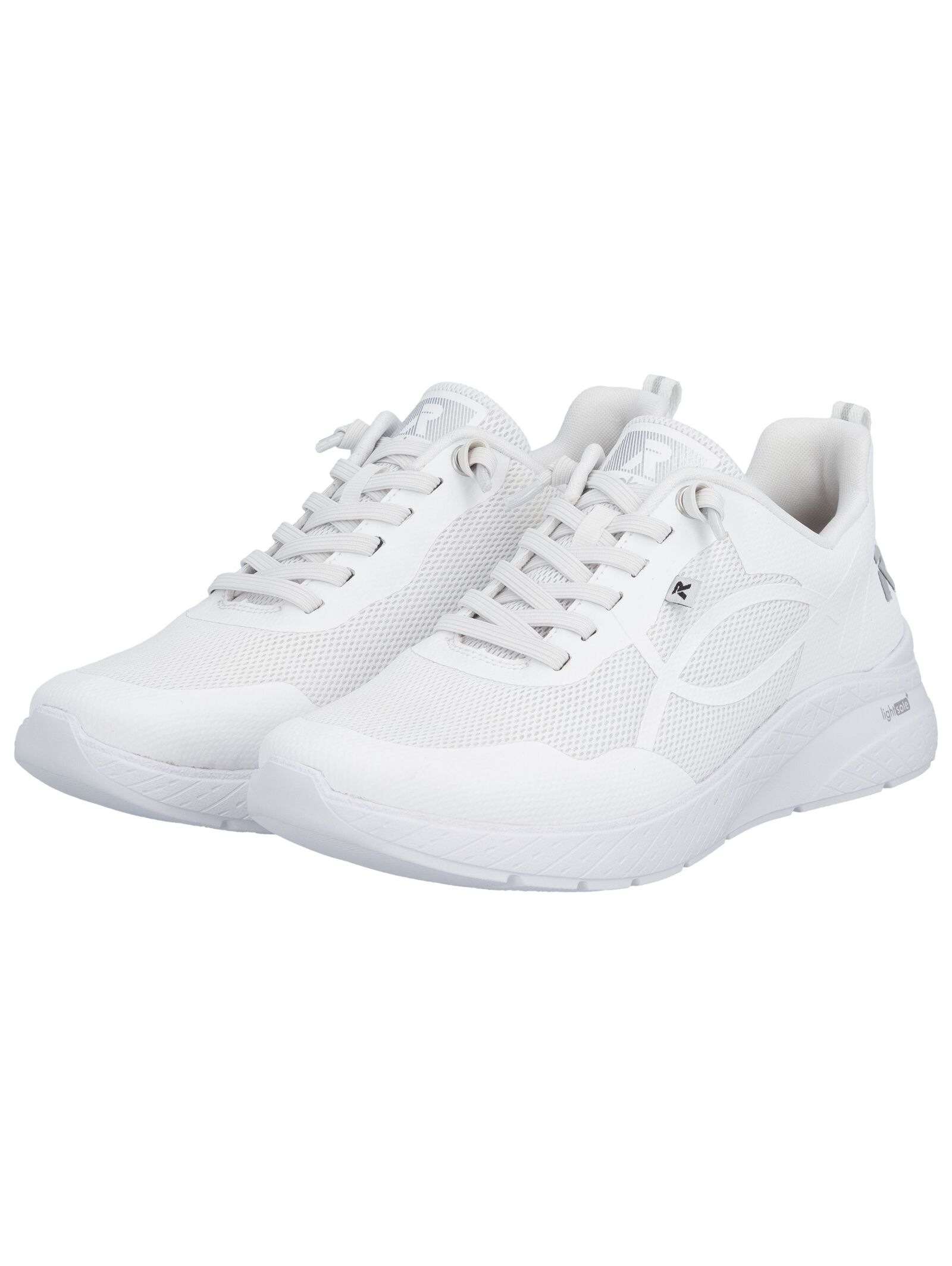 Sneaker RIEKER "Rieker Sneaker Textil", Herren, Gr. 42, weiß, Textil, Schuhe Sneaker 6
