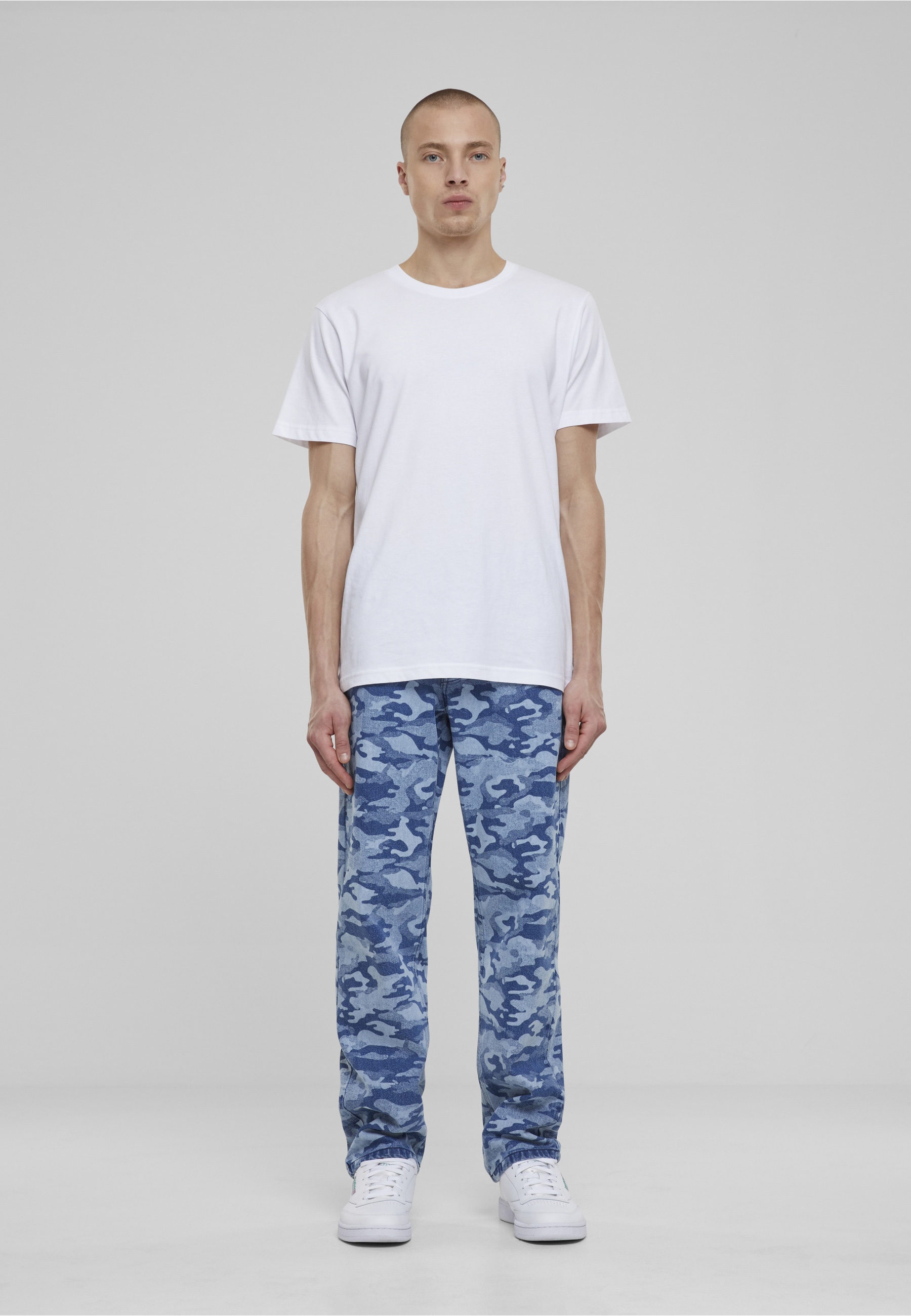 URBAN CLASSICS Cargojeans »Urban Classics Laser Camo Printed Jeans«