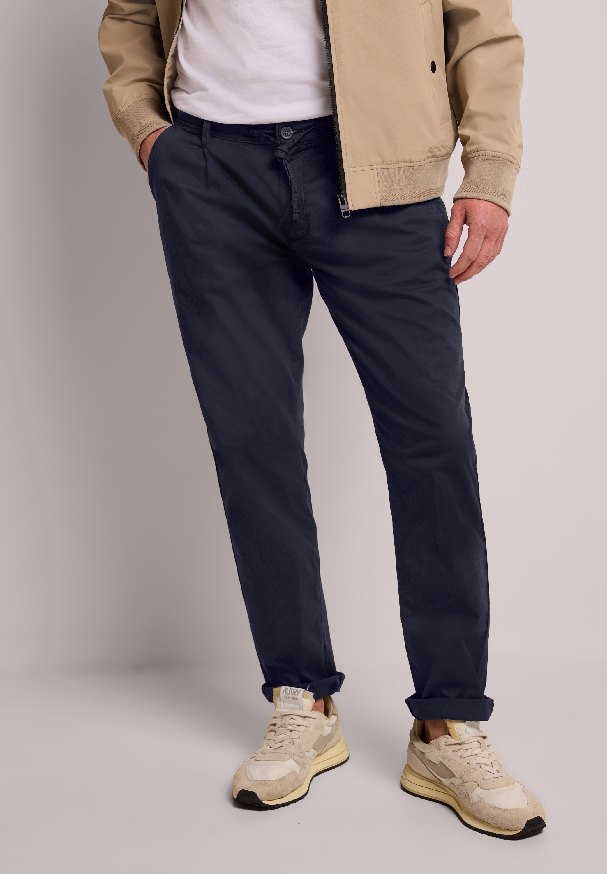 STREET ONE MEN Chinohose aus Baumwolle mit Stretchanteil günstig online kaufen